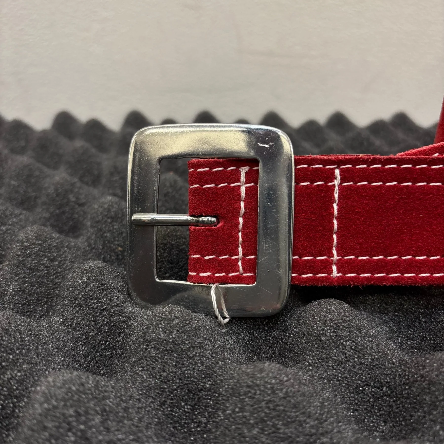 Dsquared2 Red Suede Leather Belt - Image 2