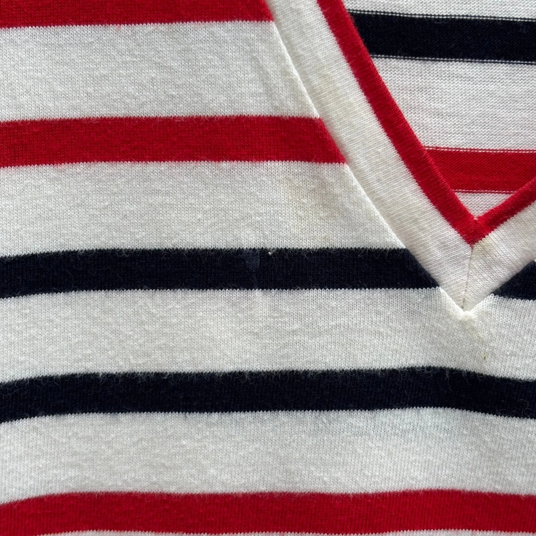 DSquared2 Striped V- Neck Top - Image 11
