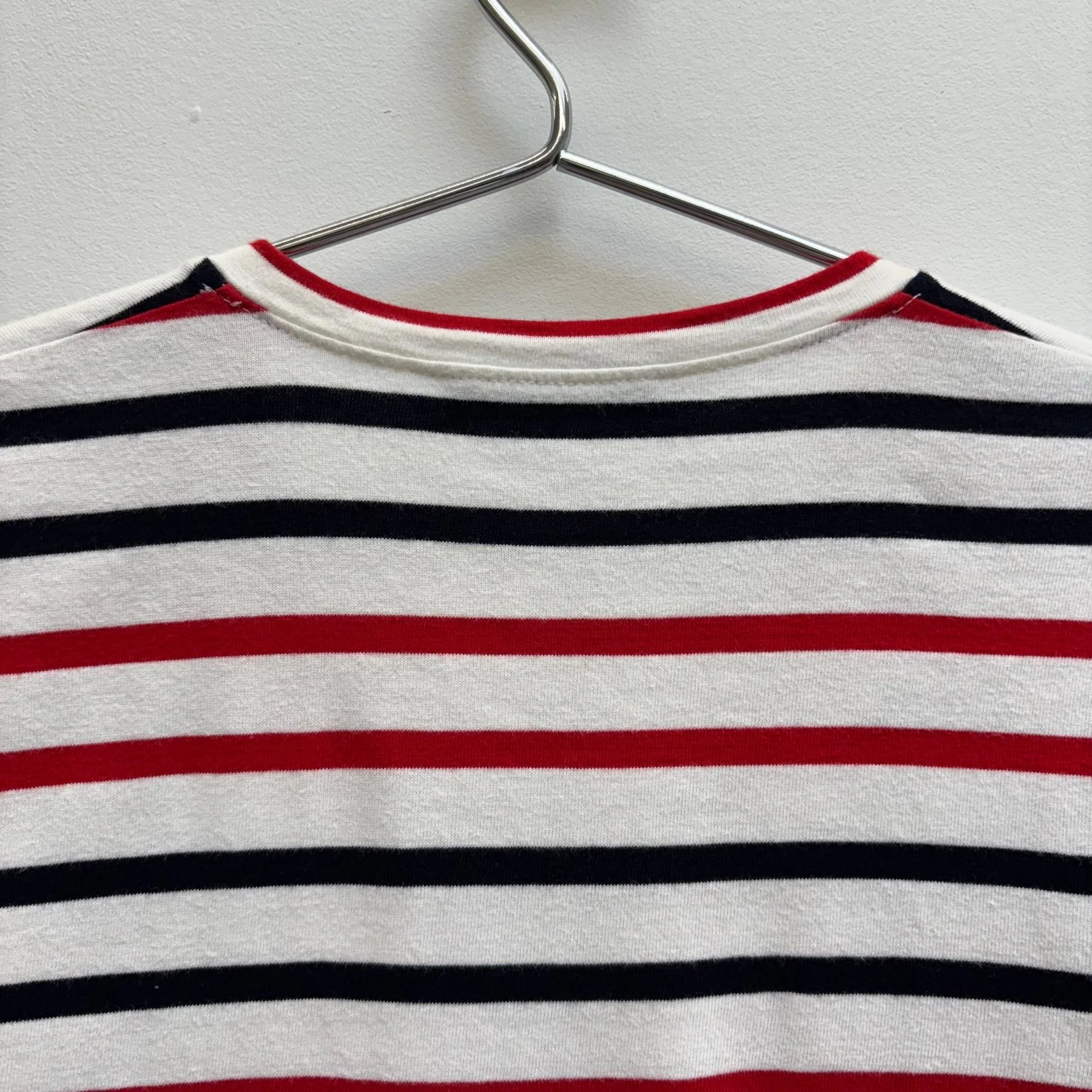 DSquared2 Striped V- Neck Top - Image 7