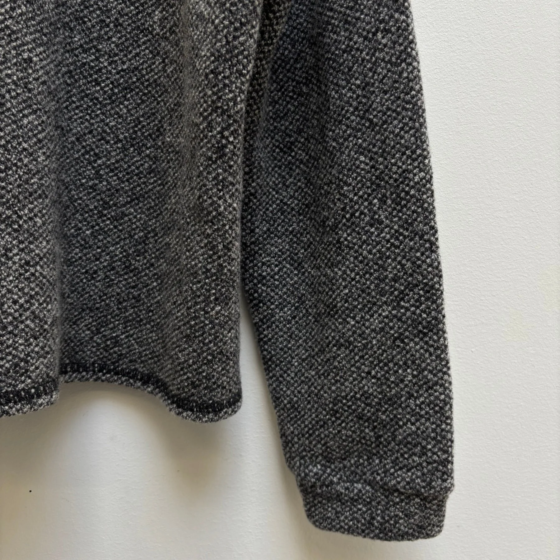 Empirio Armani Salt & Pepper Wool Knit Cardigan - Image 8