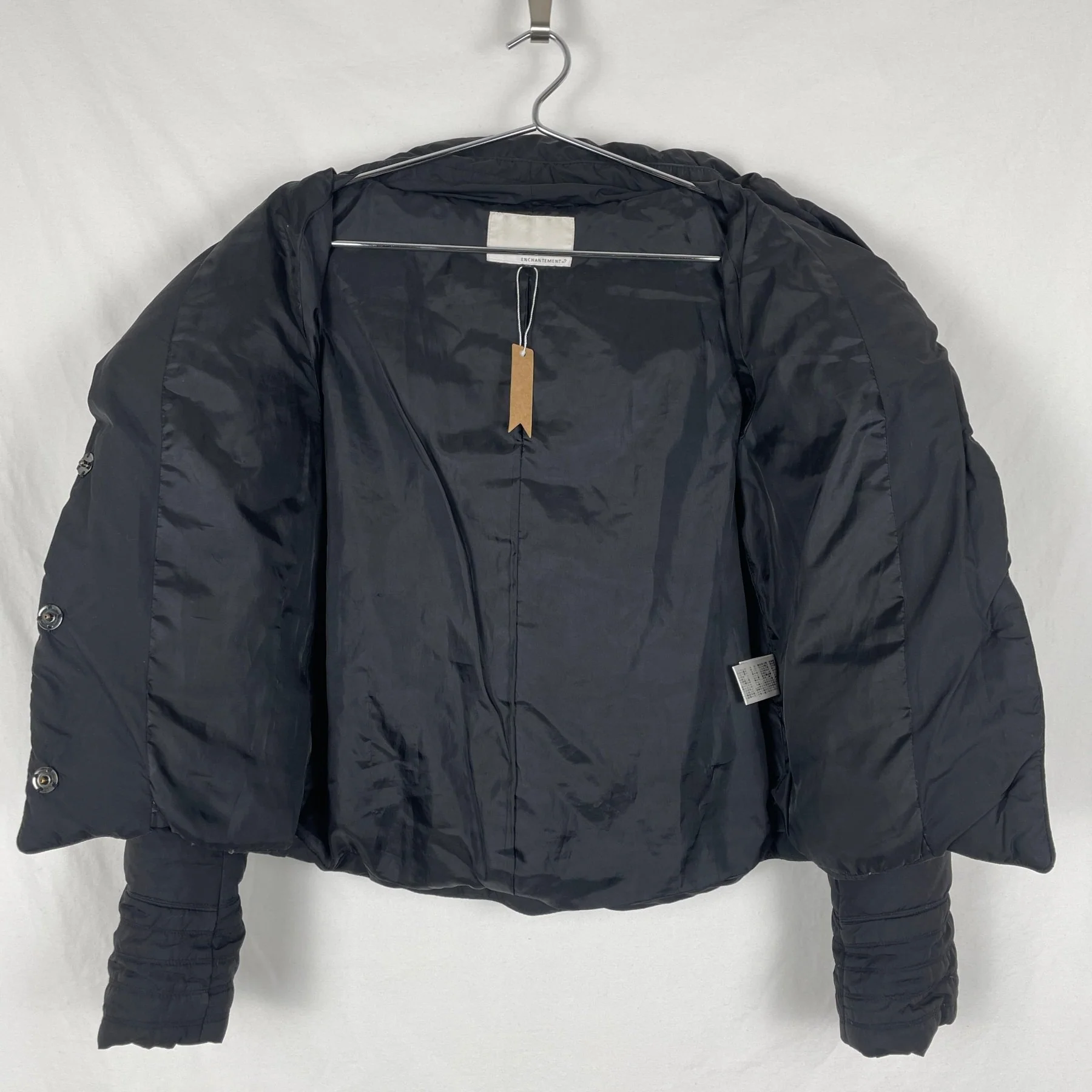 Enchantment...? Cropped Puffer Jacket - Image 7