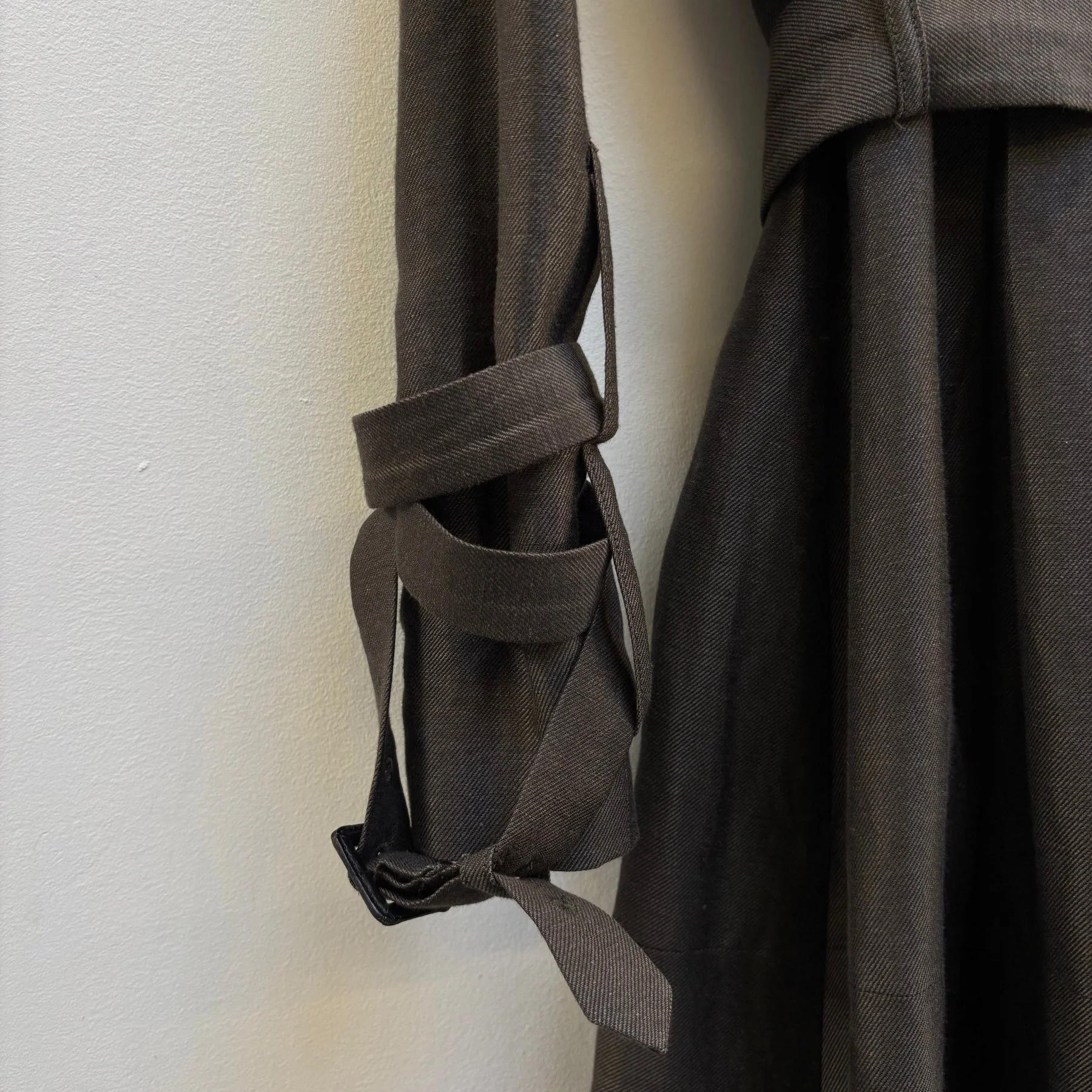 Enchantment Long Tailored Trench Coat - Image 12