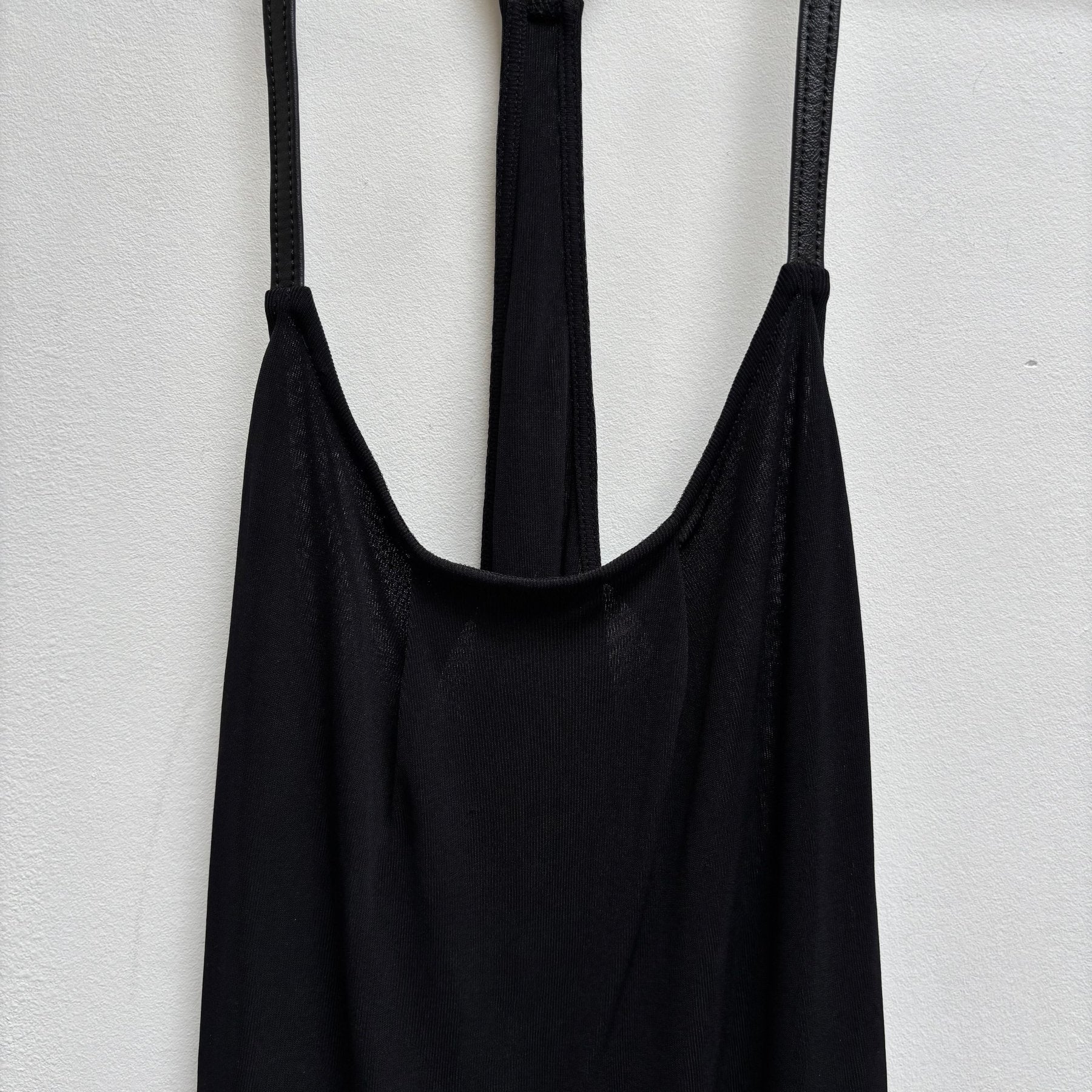 Enchantment..? Silk Leather Strap Tank Top - Image 3