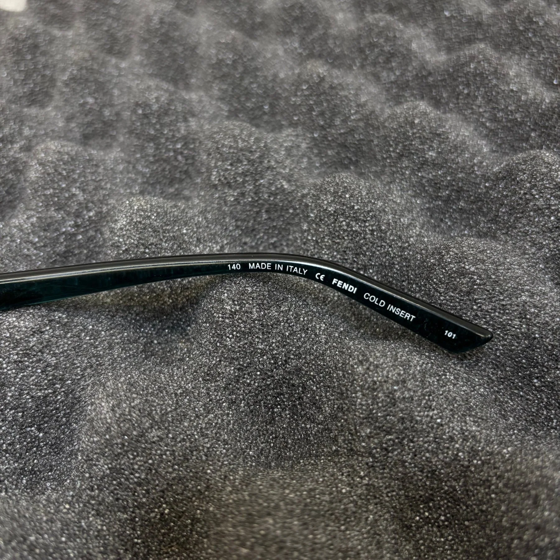 Fendi Turquoise Acetate Rectangle Frame Optical Glasses - Image 6