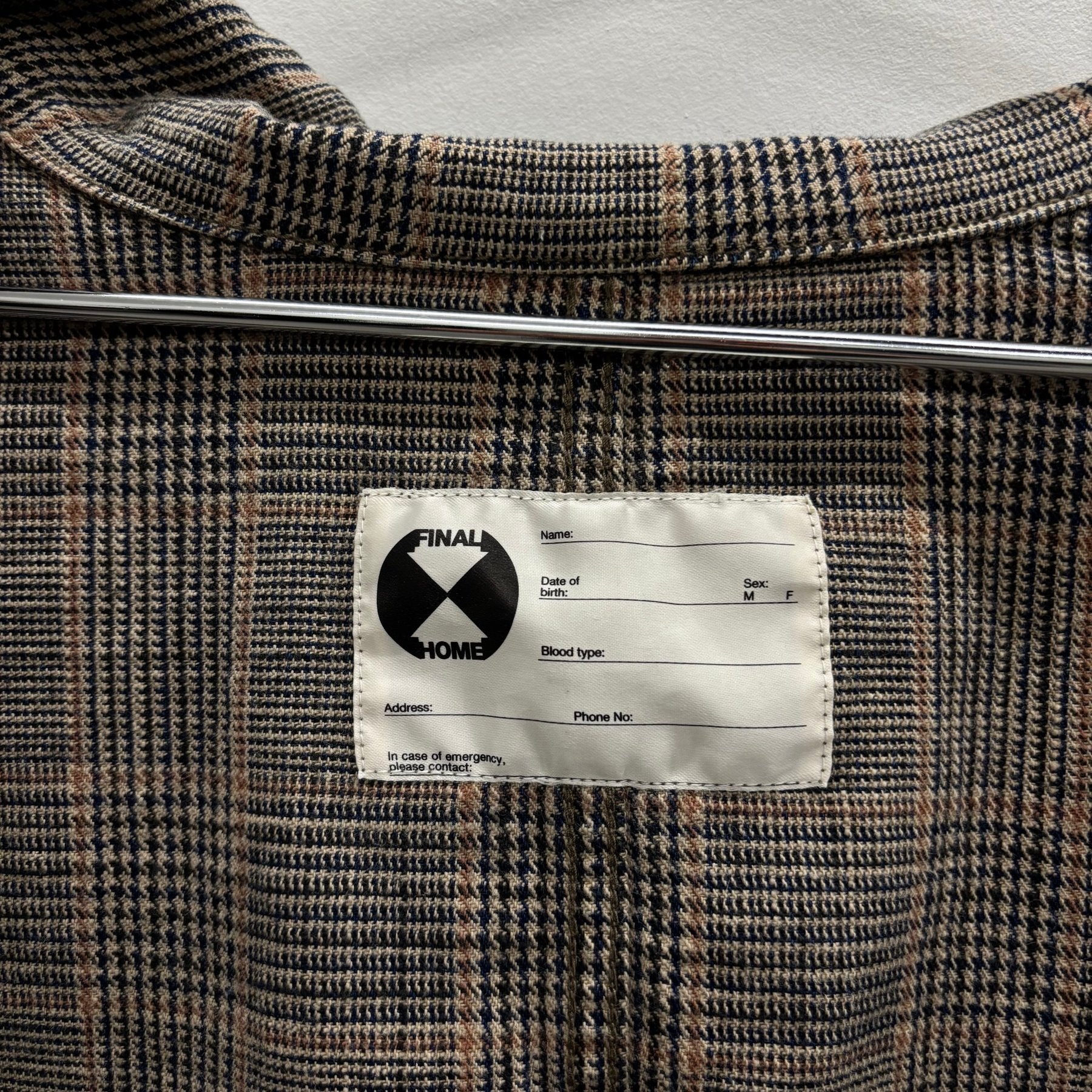 Final Home Hooded Plaid Blazer - Image 13