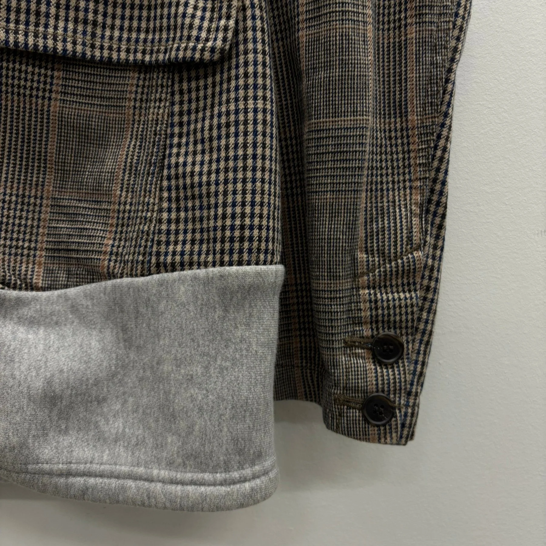Final Home Hooded Plaid Blazer - Image 4