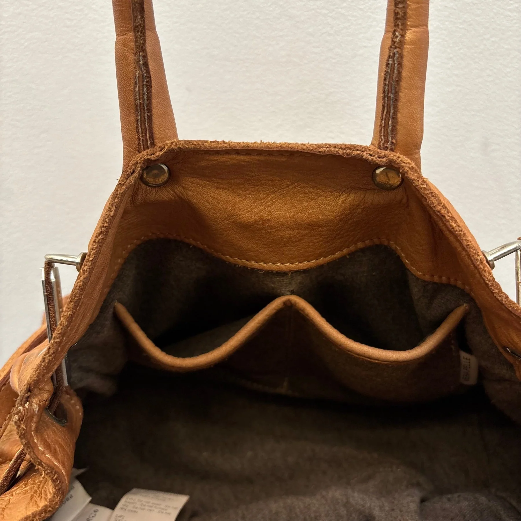 Firkin Brown Star Leather Handbag - Image 15
