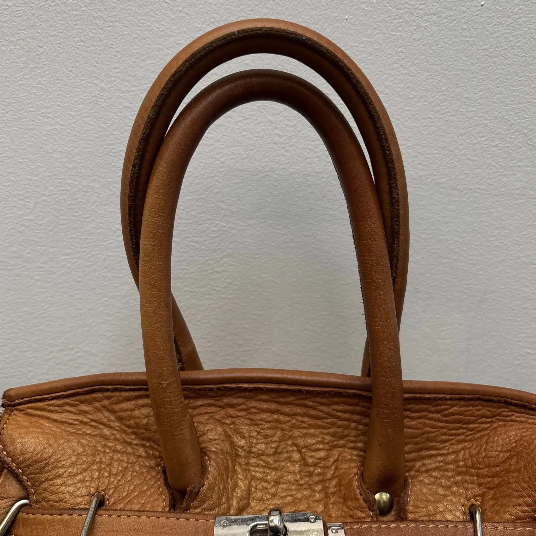 Firkin Brown Star Leather Handbag - Image 6