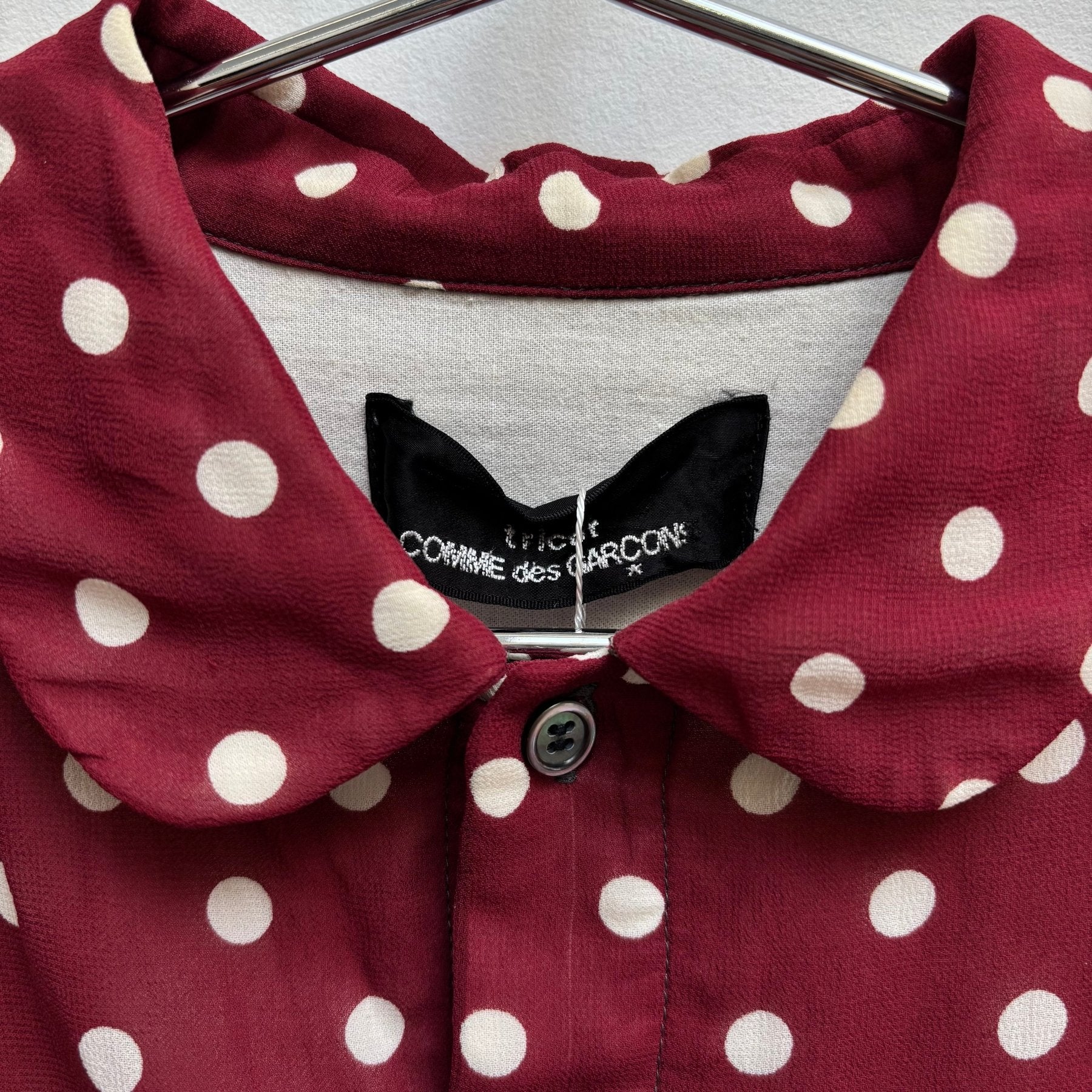 FW00 Comme Des Garçons Tricot Fluted Patchwork Dress - Image 14