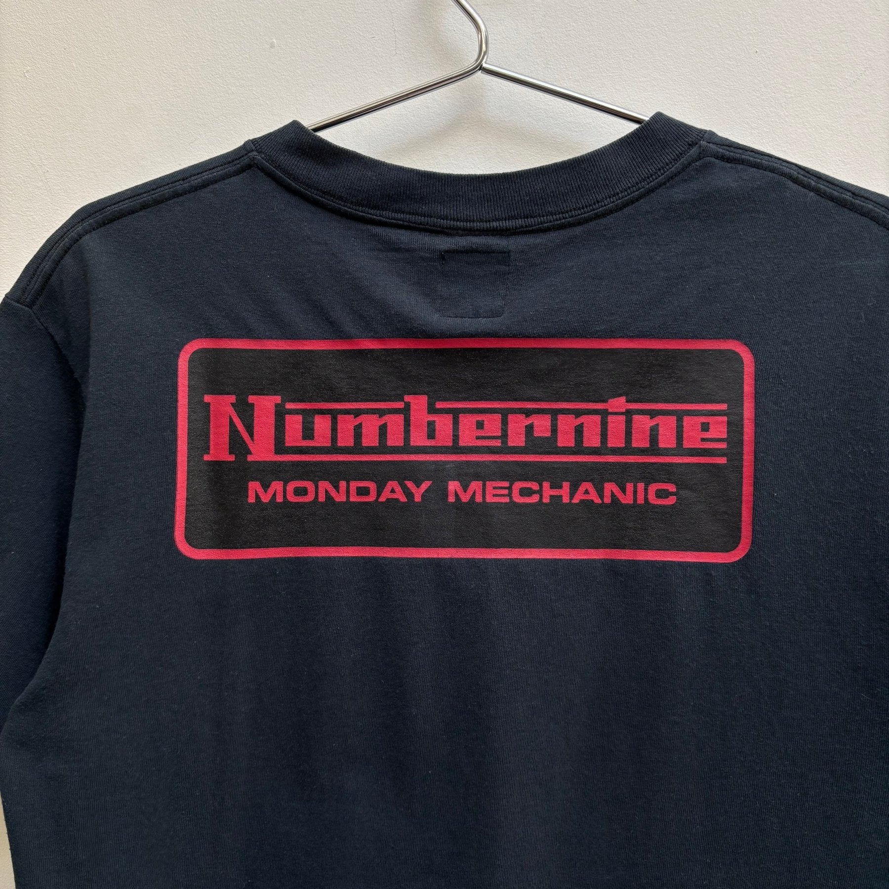 FW00 Number (N)ine ‘Monday Mechanic’ Graphic T-Shirt - Image 7