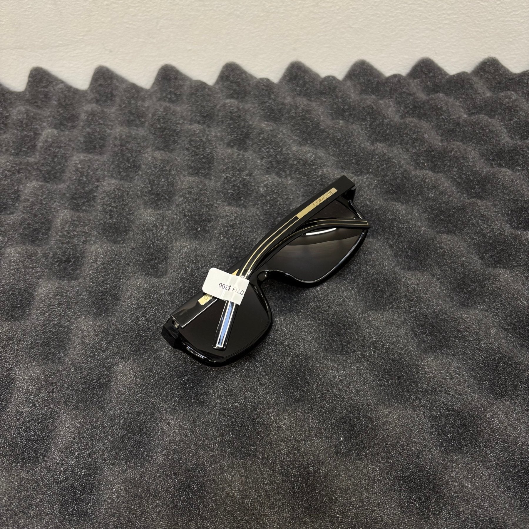 FW03 Dior Homme By Hedi Slimane Black Tie Sunglasses - Image 8