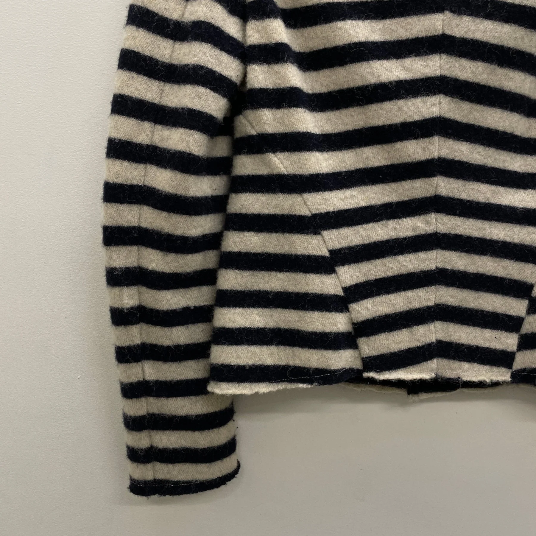 FW03 Junya Watanabe Wool Striped Button Up Blazer - Image 7
