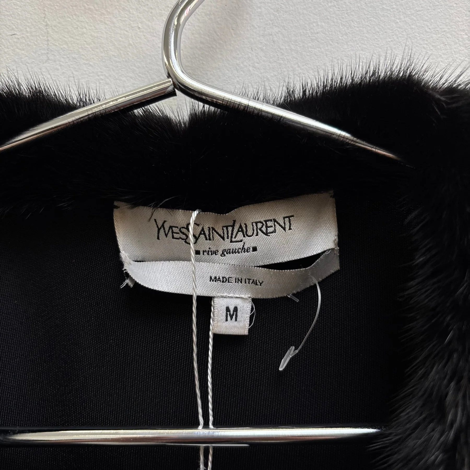 FW04 Yves Saint Laurent by Tom Ford Fur Trim Cardigan - Image 9