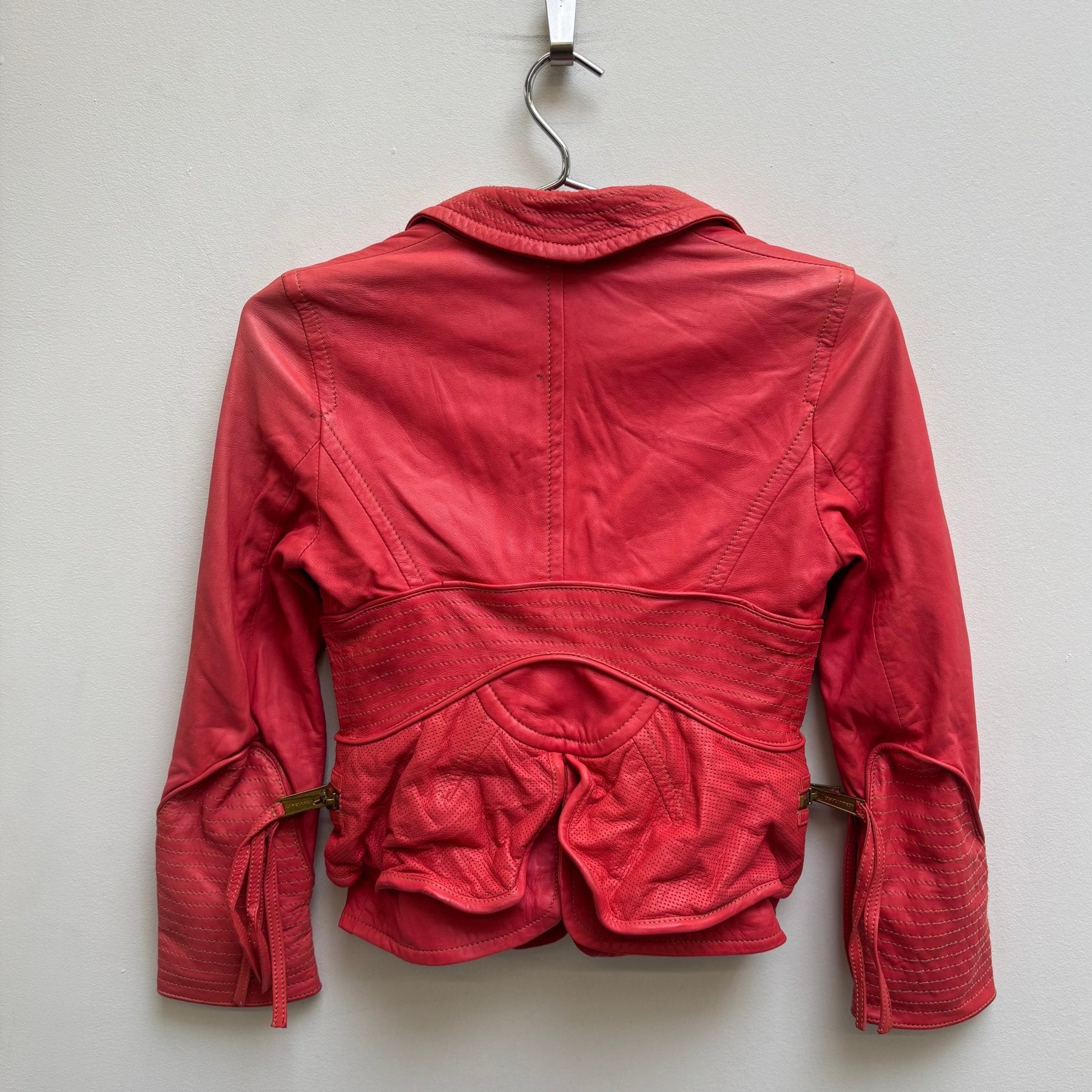 FW05 Dsquared2 Leather Blazer Biker Jacket - Image 2