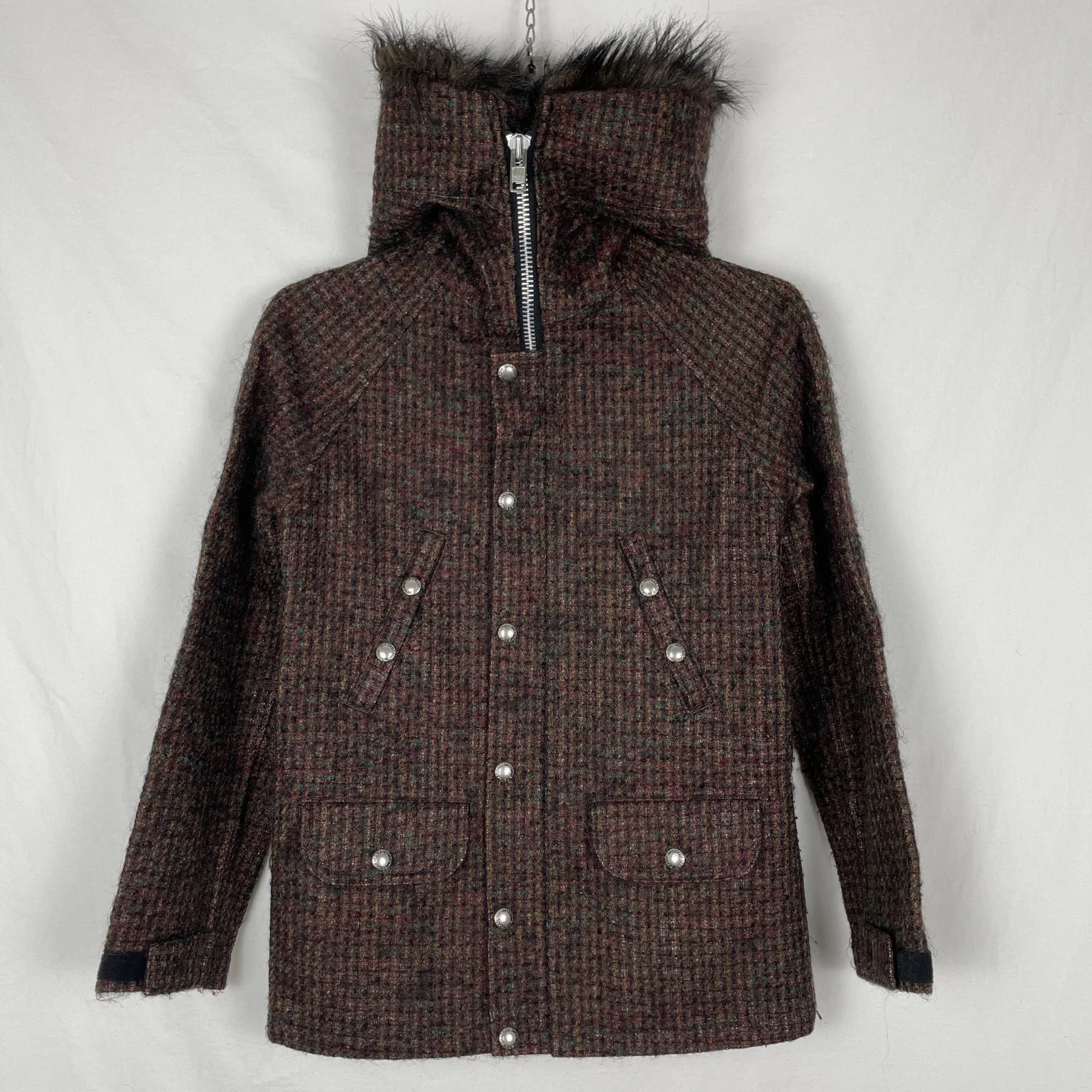 FW05 Junya Watanabe Tweed Windbreaker Jacket - Image 2