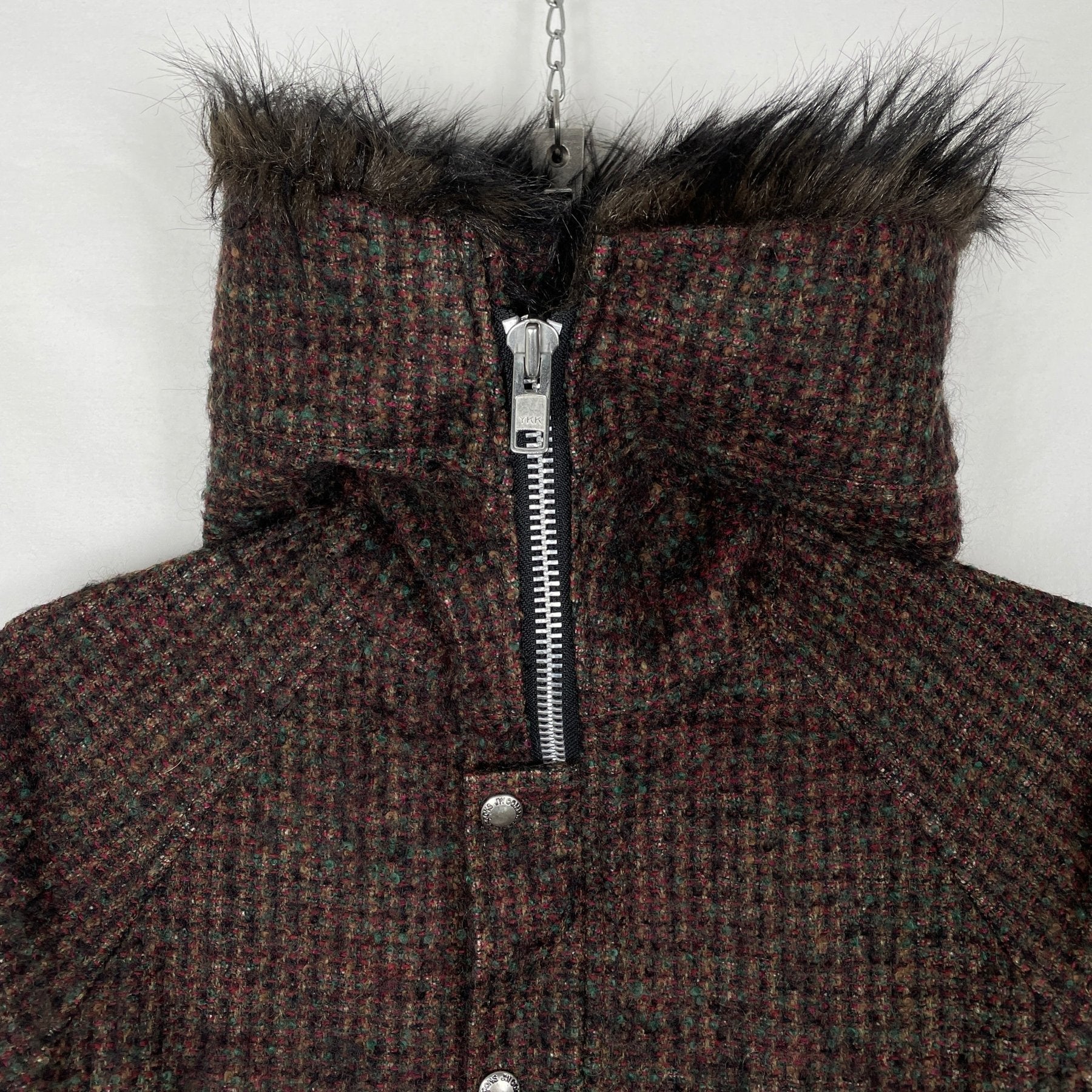 FW05 Junya Watanabe Tweed Windbreaker Jacket - Image 3