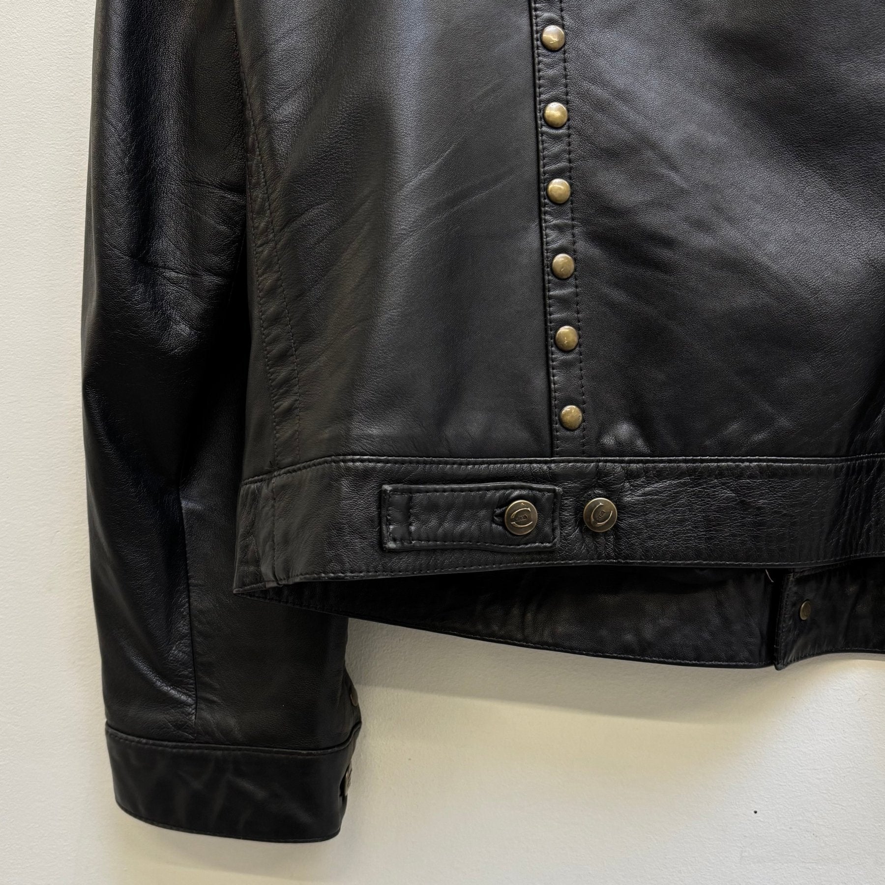 FW05 Roberto Cavalli Studded Leather Jacket - Image 10