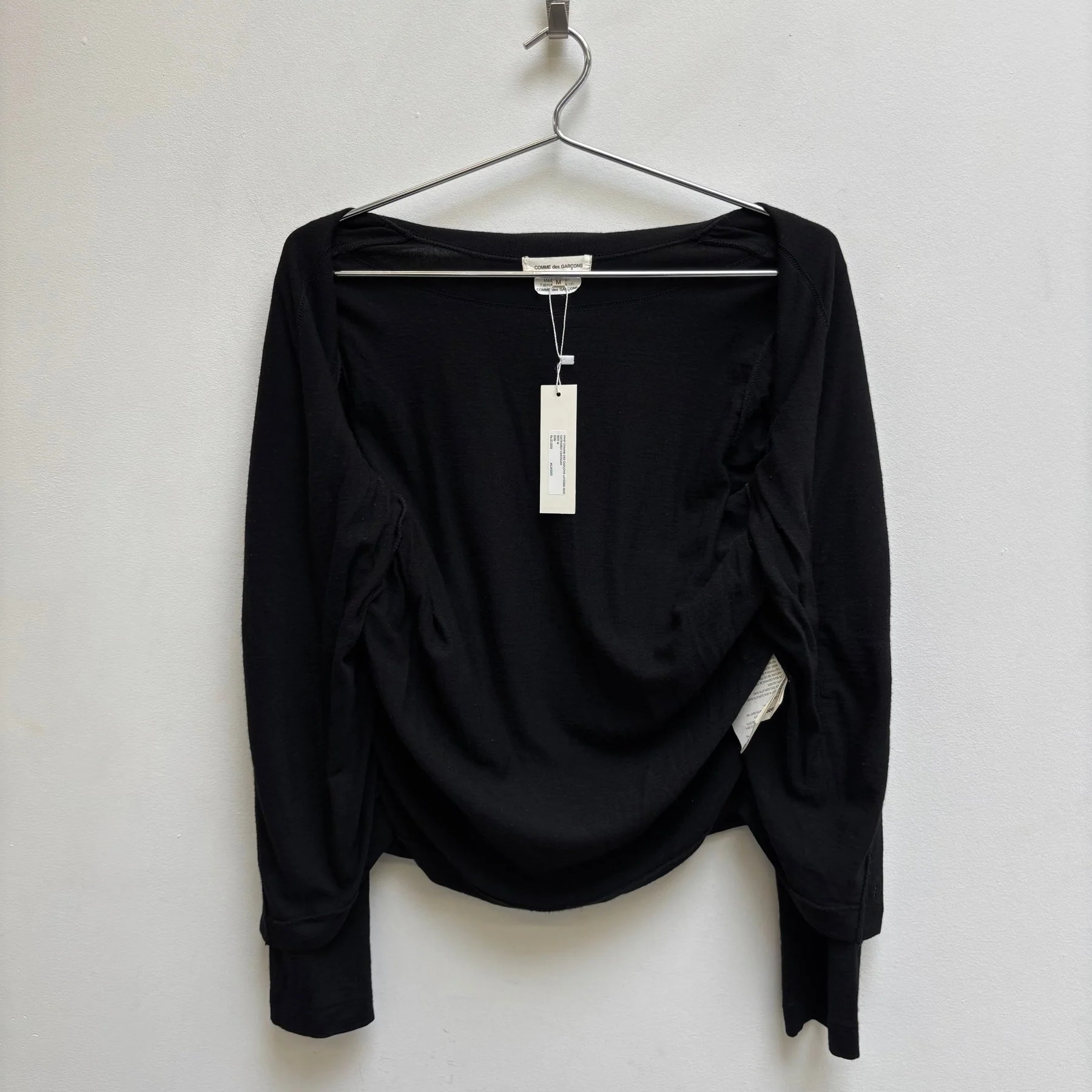 FW07 Comme Des Garçons Layered Side Gather Cardigan - Image 10