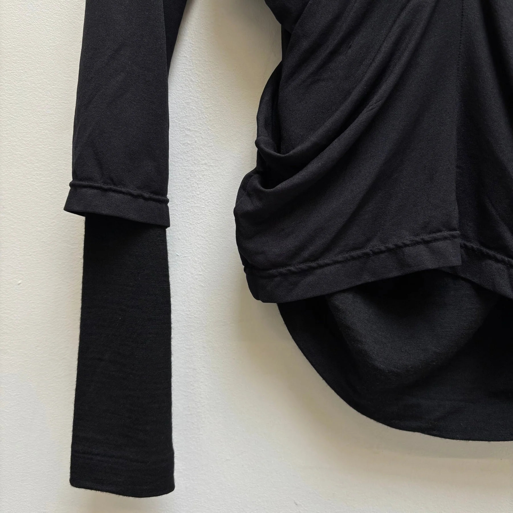 FW07 Comme Des Garçons Layered Side Gather Cardigan - Image 7