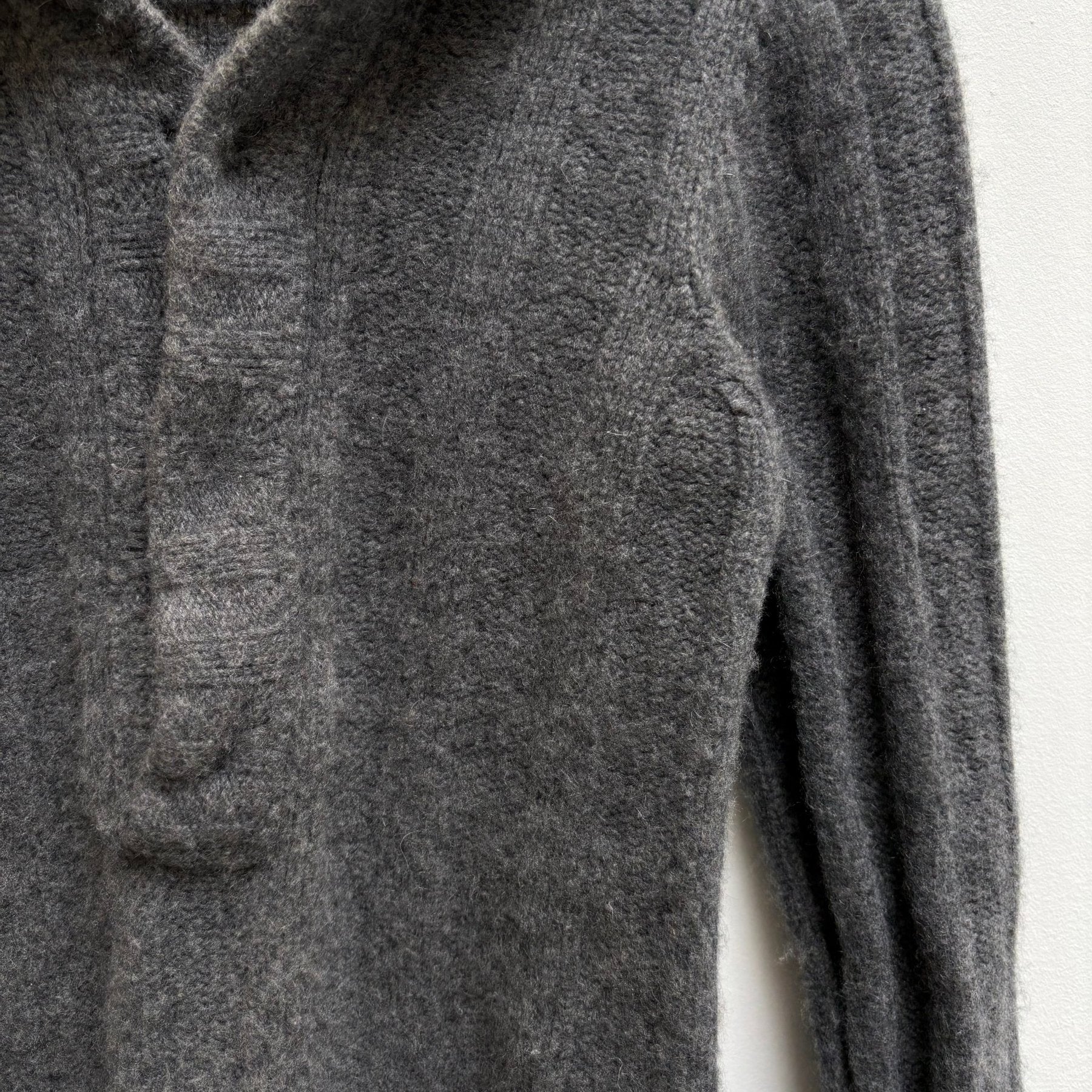 FW07 Dolce & Gabbana High Neck Knit Cashmere Sweater - Image 5