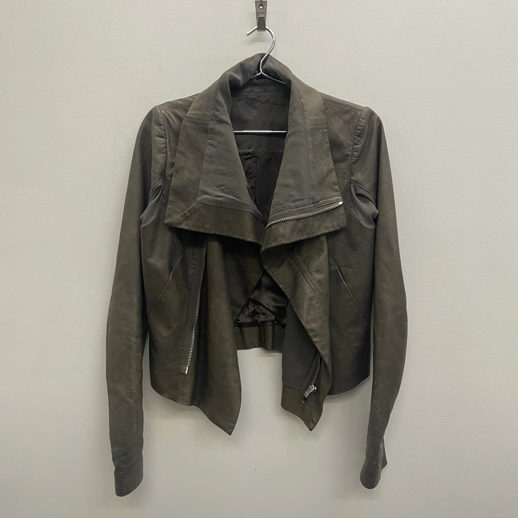 FW07 Rick Owens “EXPLODER” Leather Jacket - Image 3