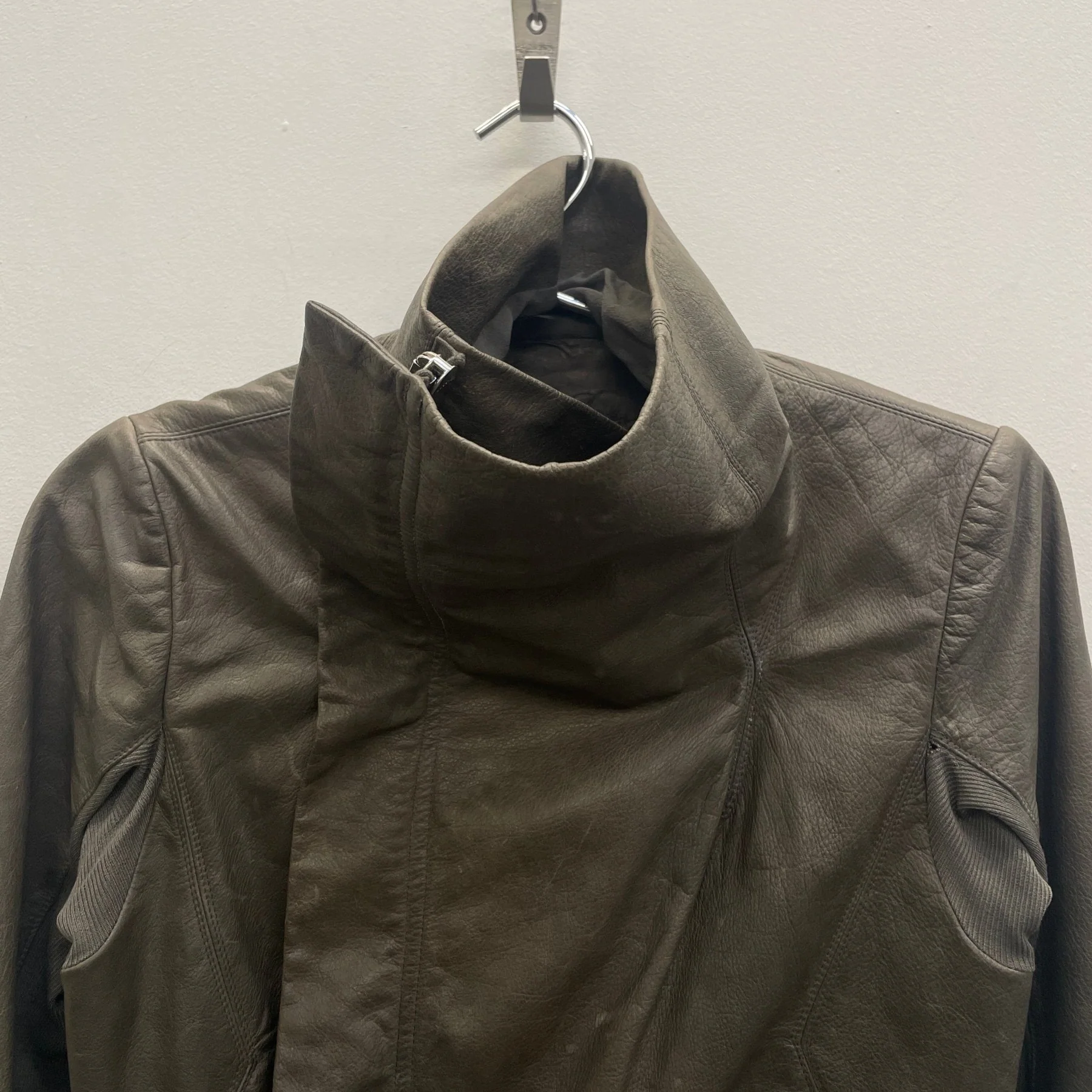 FW07 Rick Owens “EXPLODER” Leather Jacket - Image 4