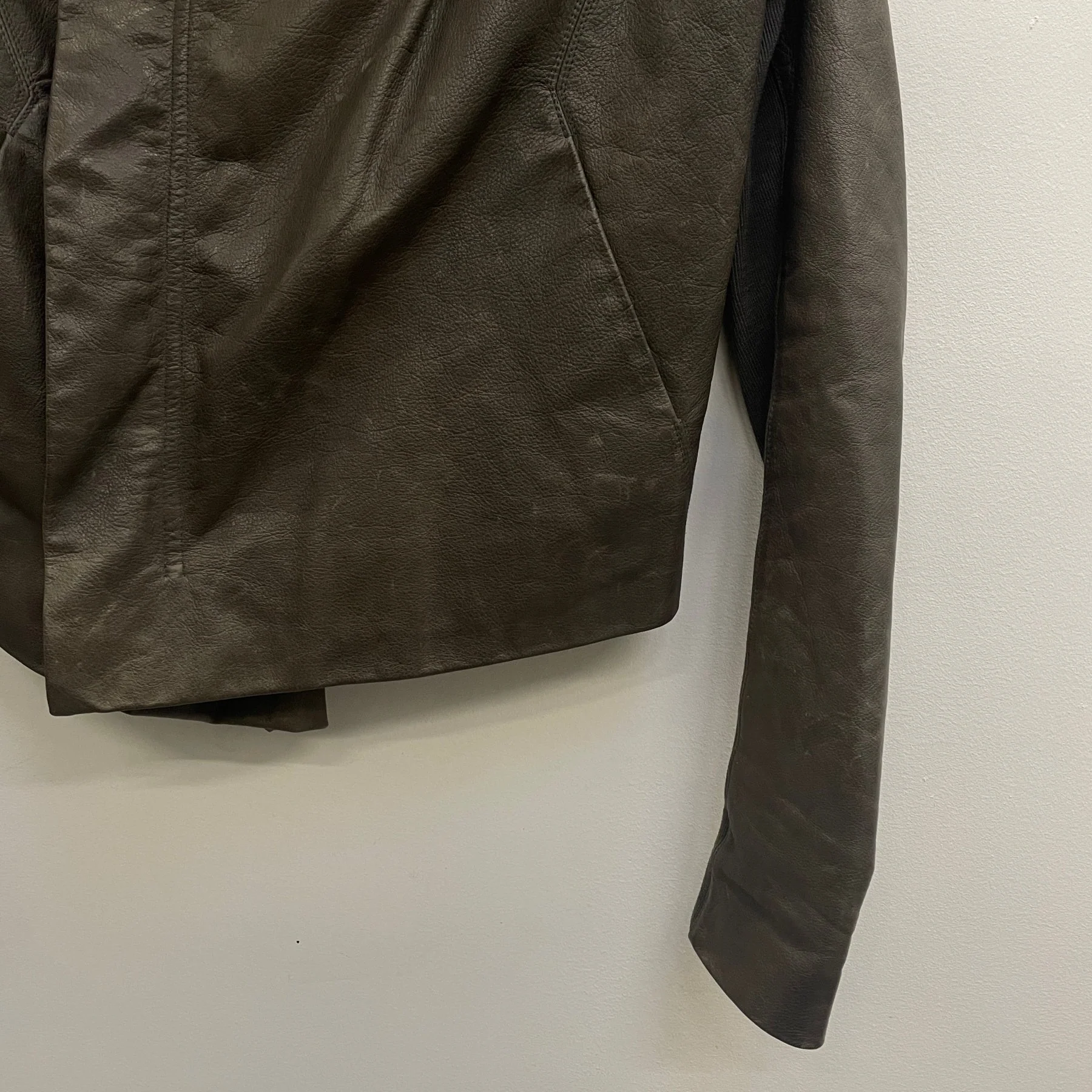 FW07 Rick Owens “EXPLODER” Leather Jacket - Image 6