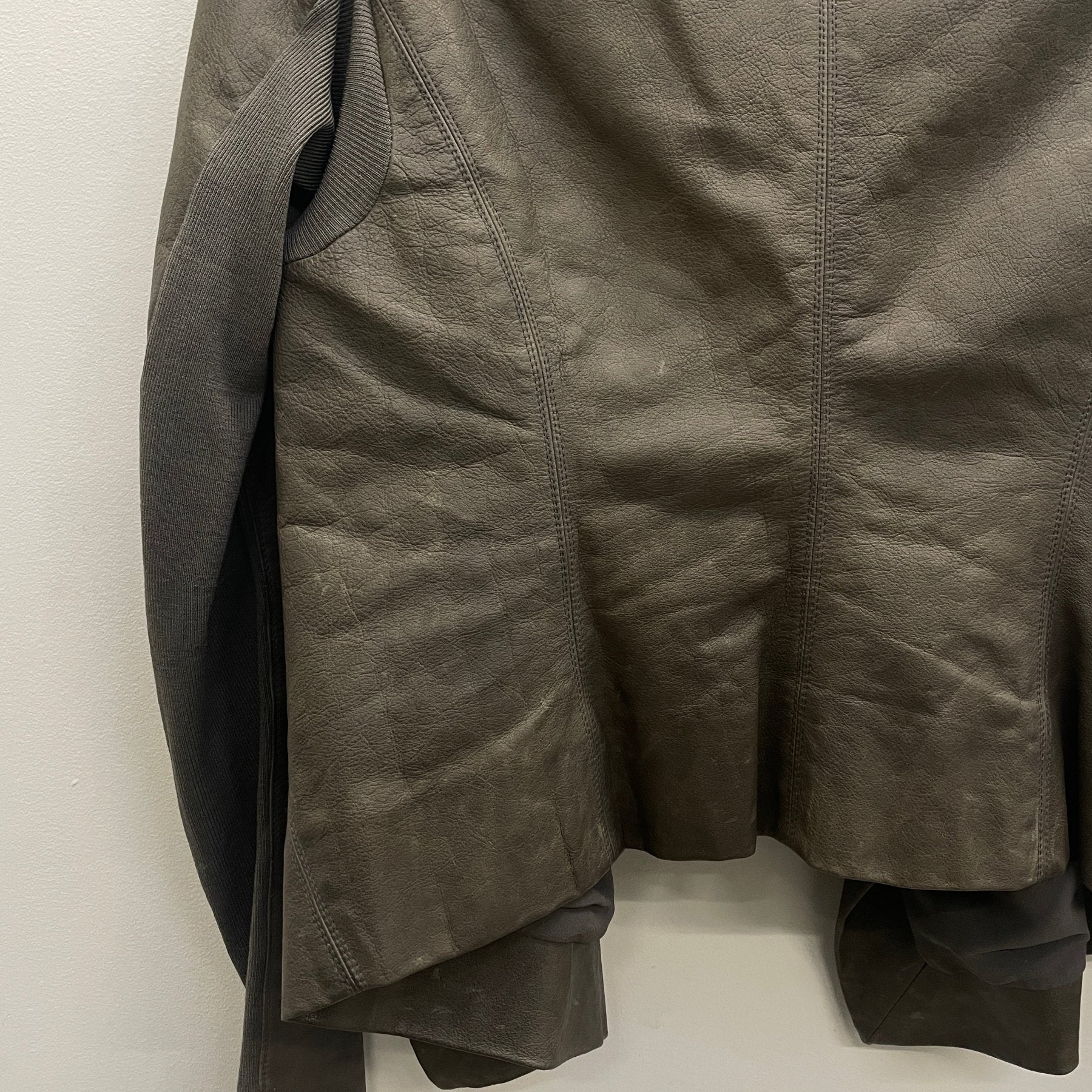 FW07 Rick Owens “EXPLODER” Leather Jacket - Image 9