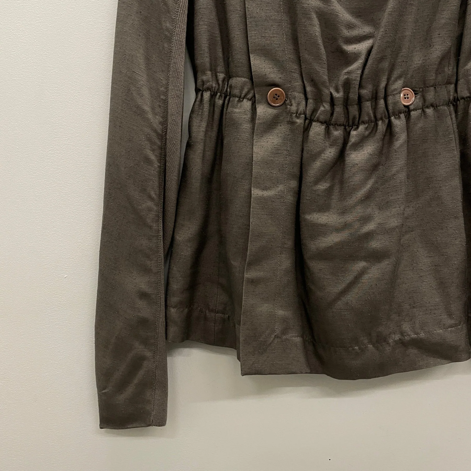 FW06 Rick Owens “DUSTOLATOR” Frayed High Neck Jacket - Image 5