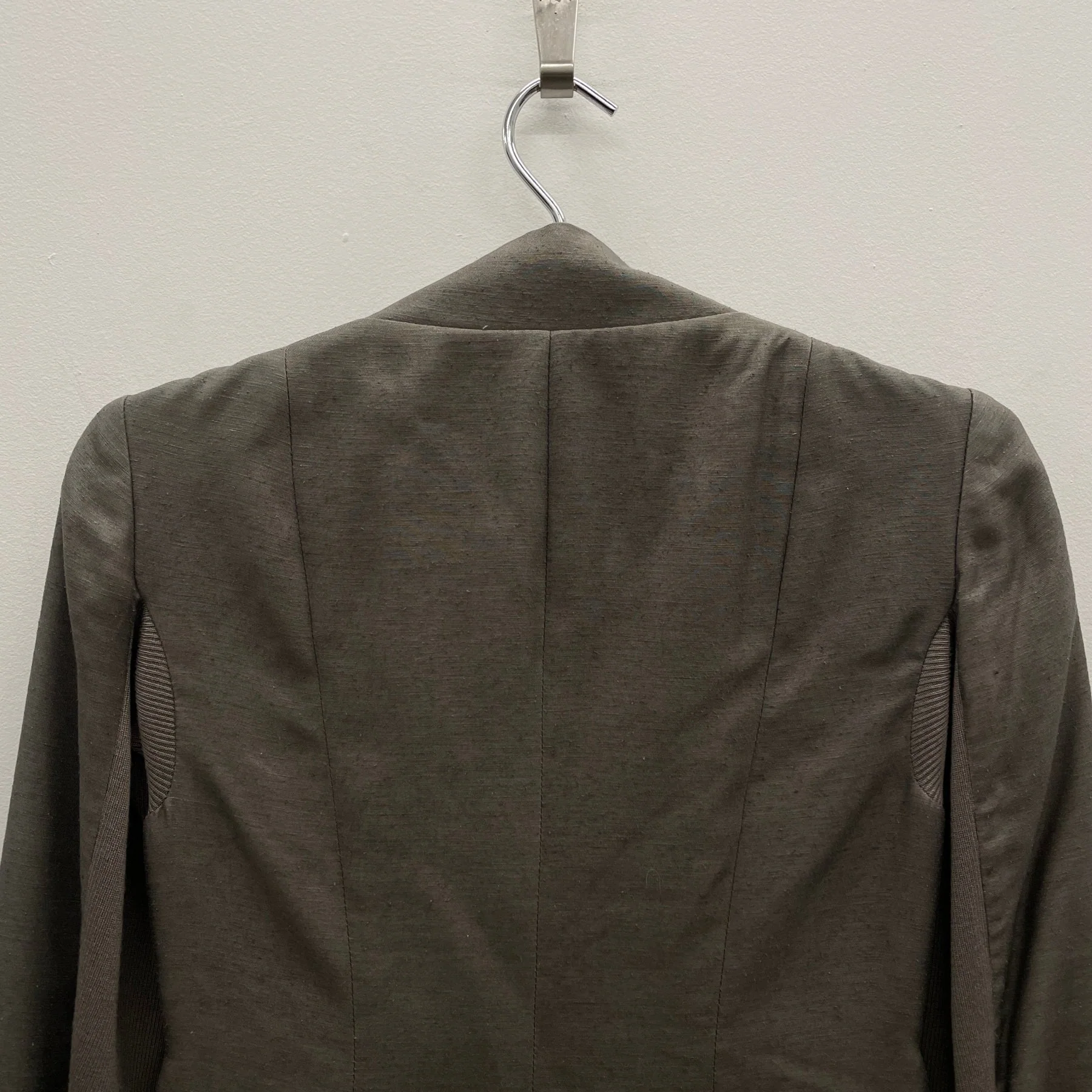 FW06 Rick Owens “DUSTOLATOR” Frayed High Neck Jacket - Image 7