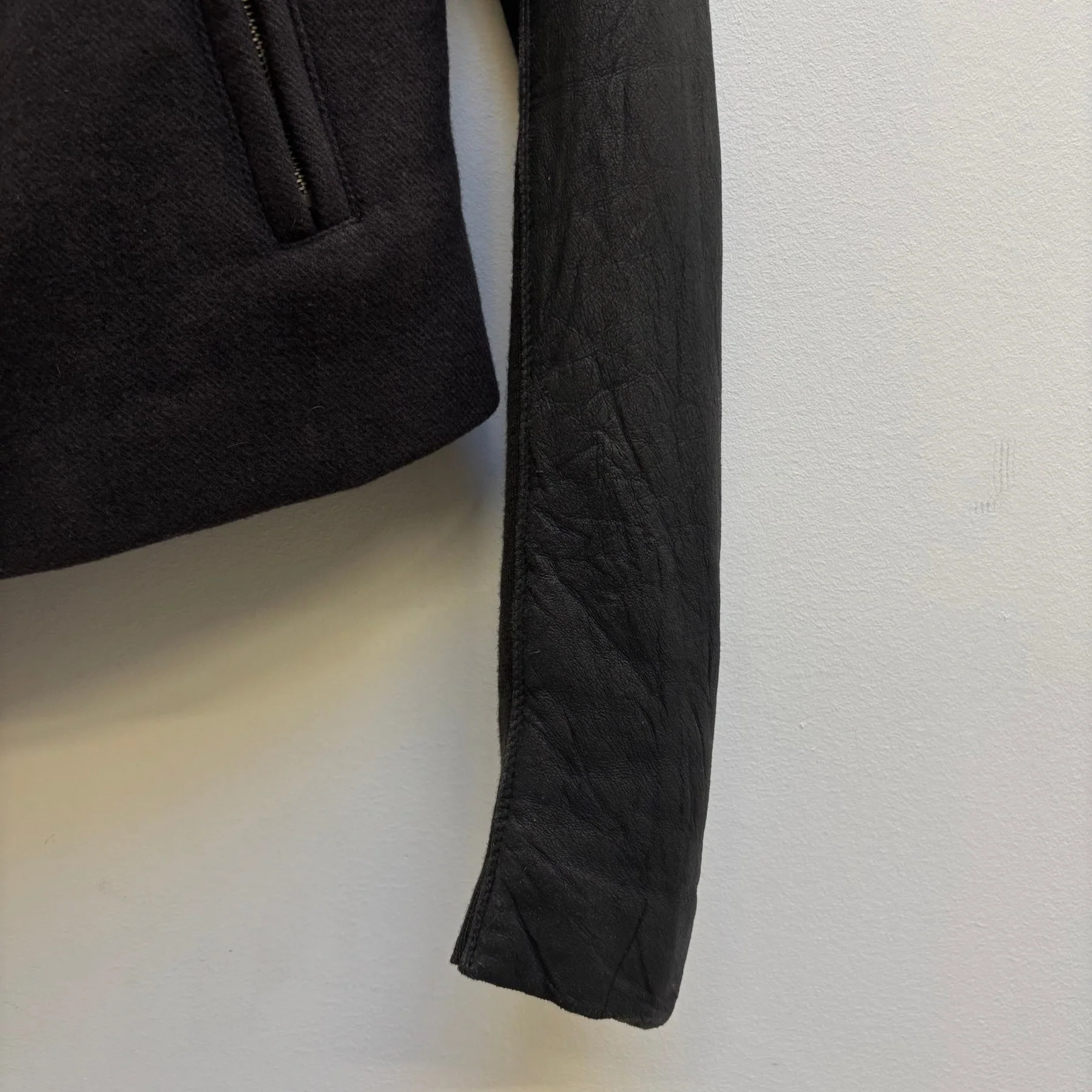 FW07 Rick Owens Funnel Collar Jacket - Image 10
