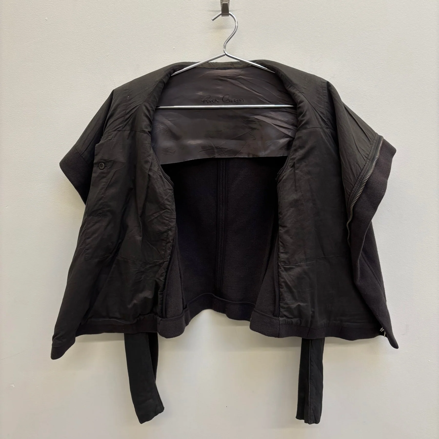 FW07 Rick Owens Funnel Collar Jacket - Image 16