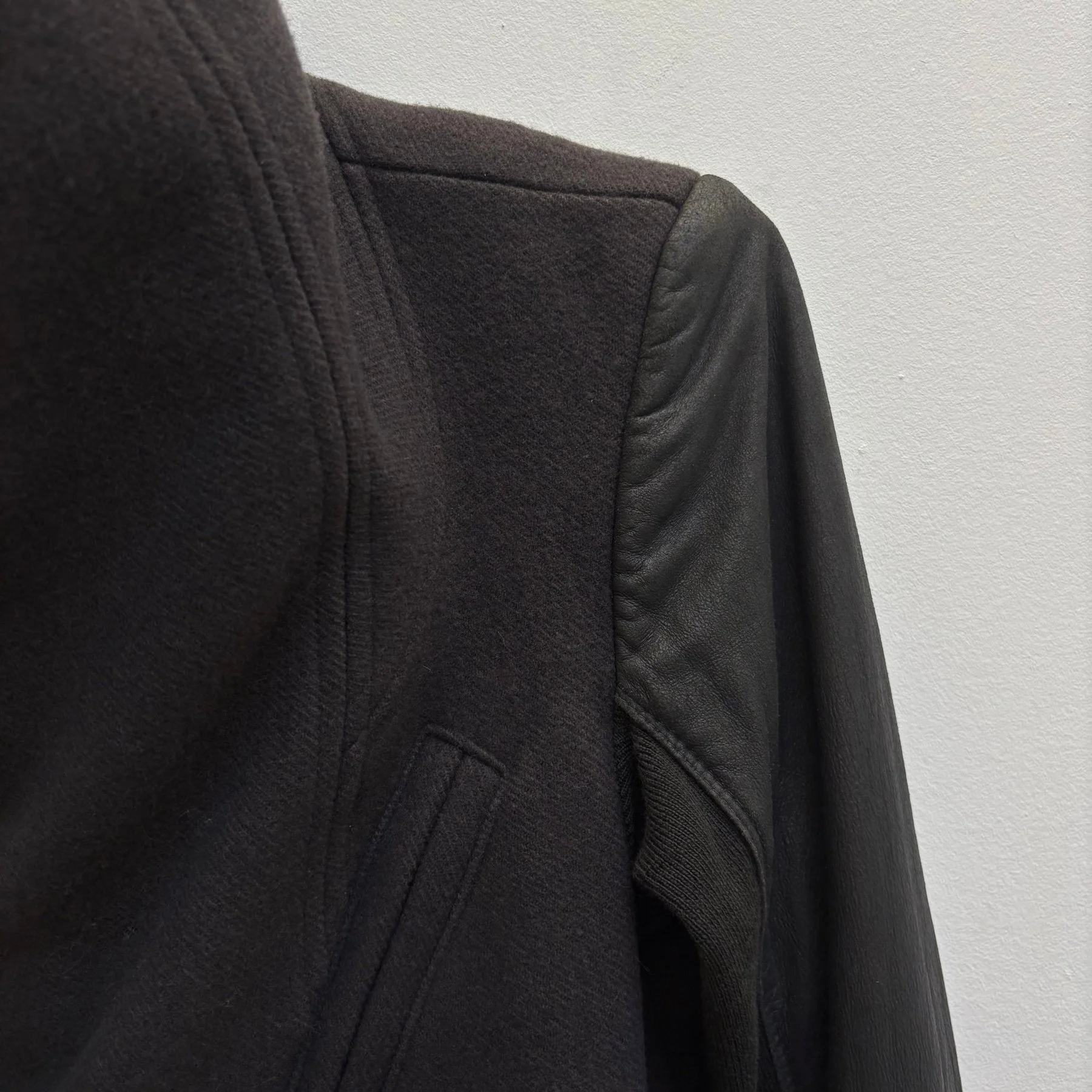 FW07 Rick Owens Funnel Collar Jacket - Image 4