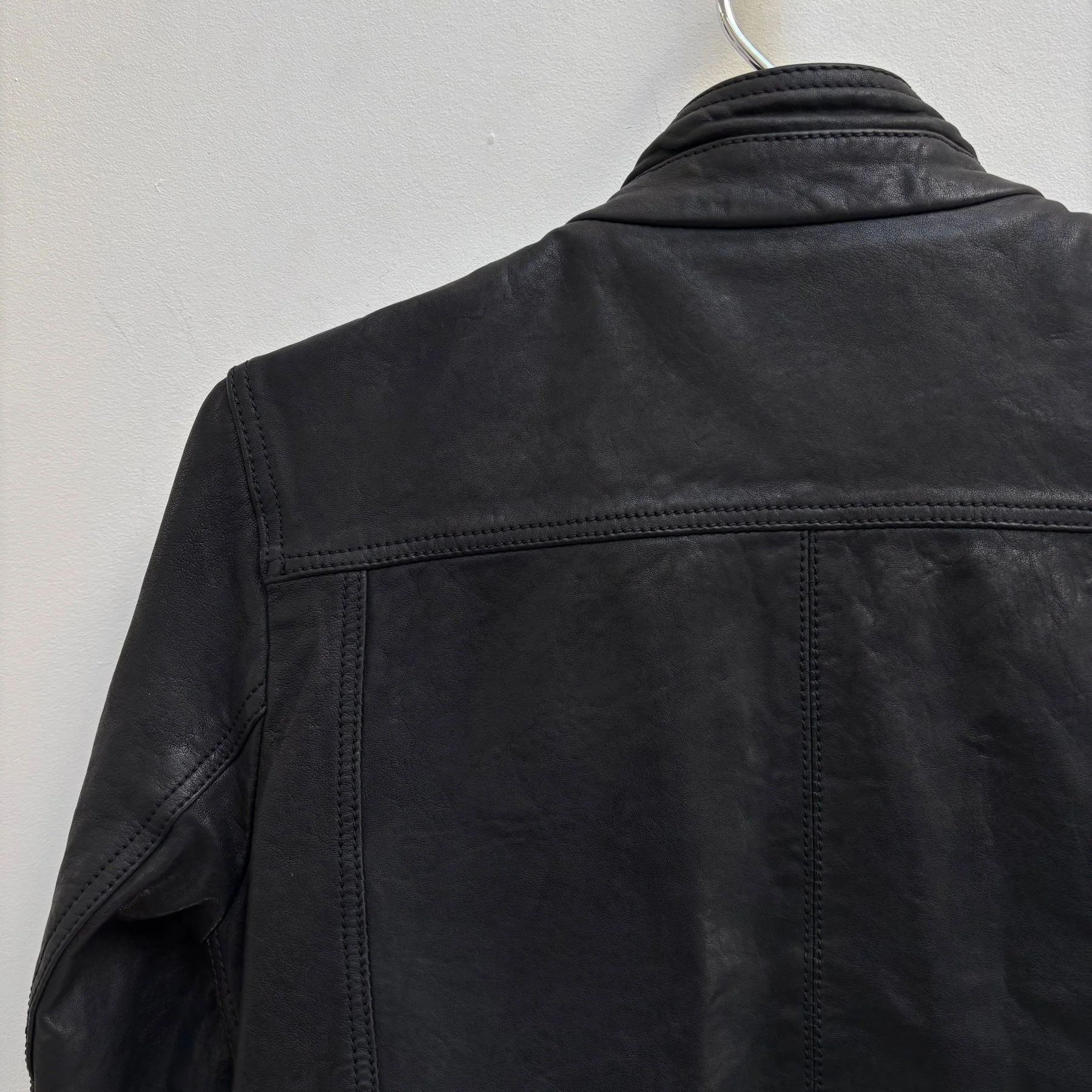 FW08 Dolce & Gabbana Cargo Pocket Leather Jacket - Image 7