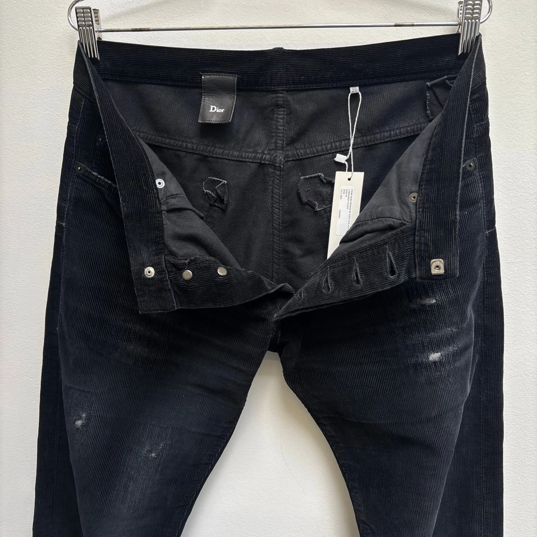 FW09 Christian Dior Homme By Kris Van Assche Corduroy Jeans - Image 12