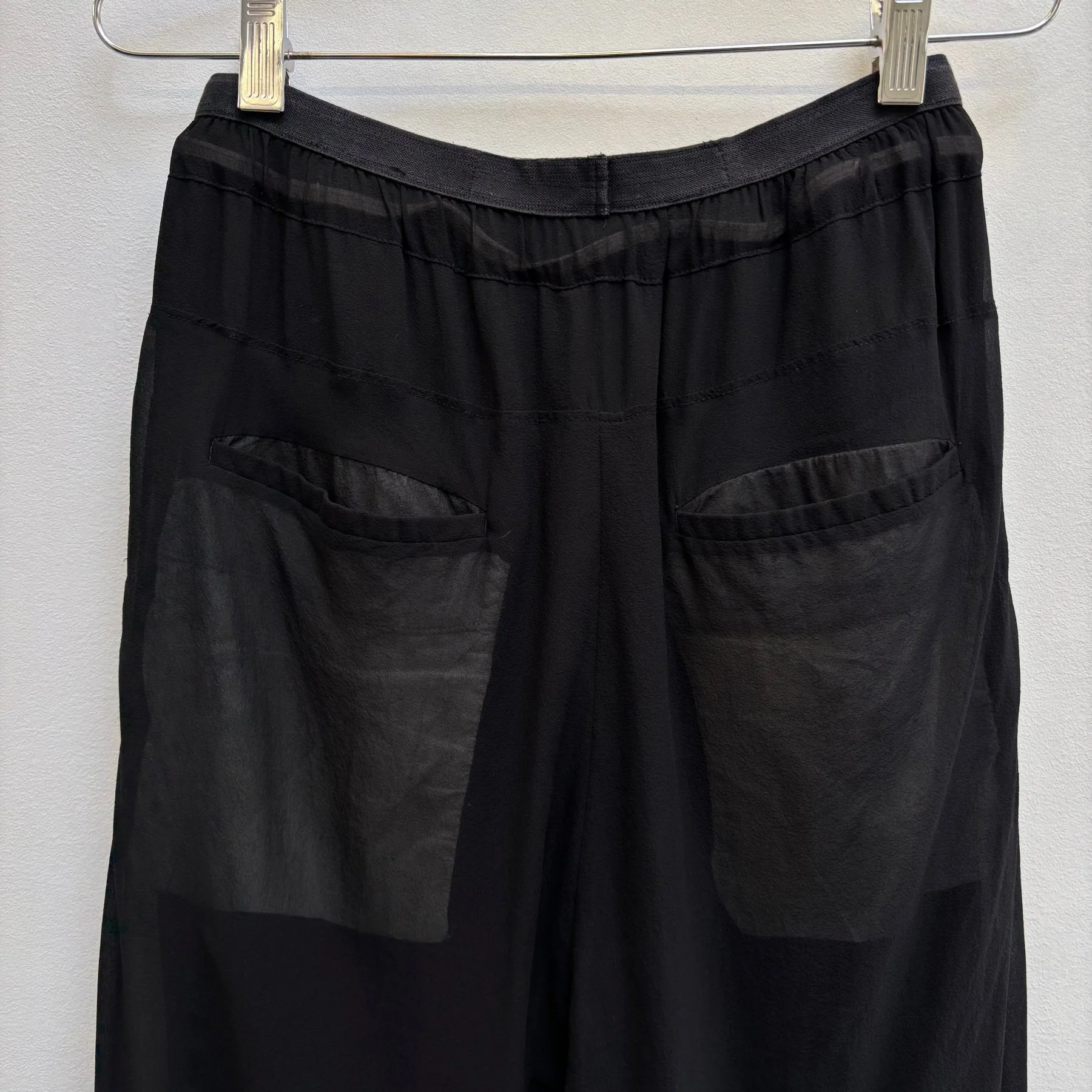 FW09 Rick Owens ‘CRUST’ Drop Crotch Silk Shorts - Image 9
