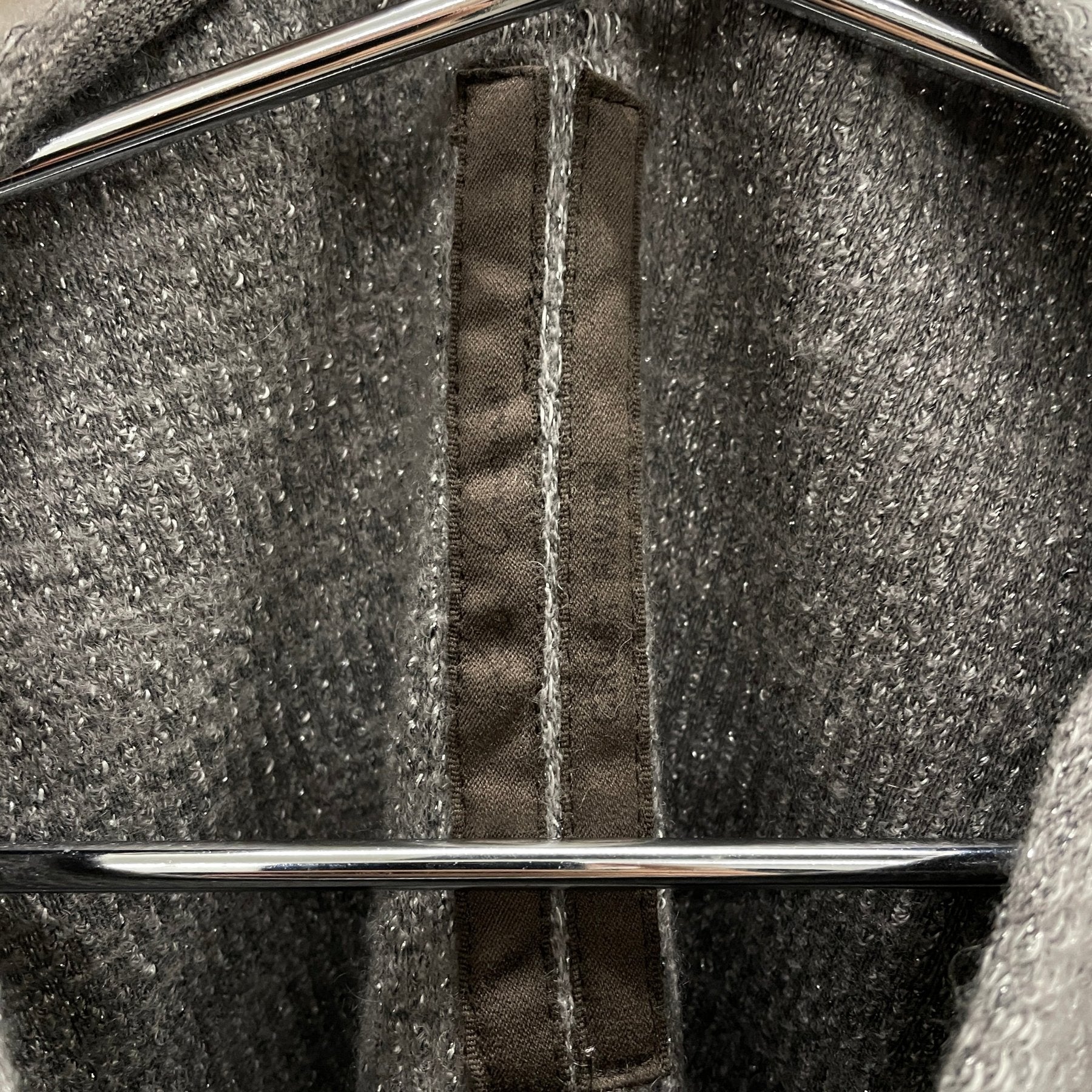 FW09 Rick Owens “CRUST” Silver Knitted Tank Top - Image 7