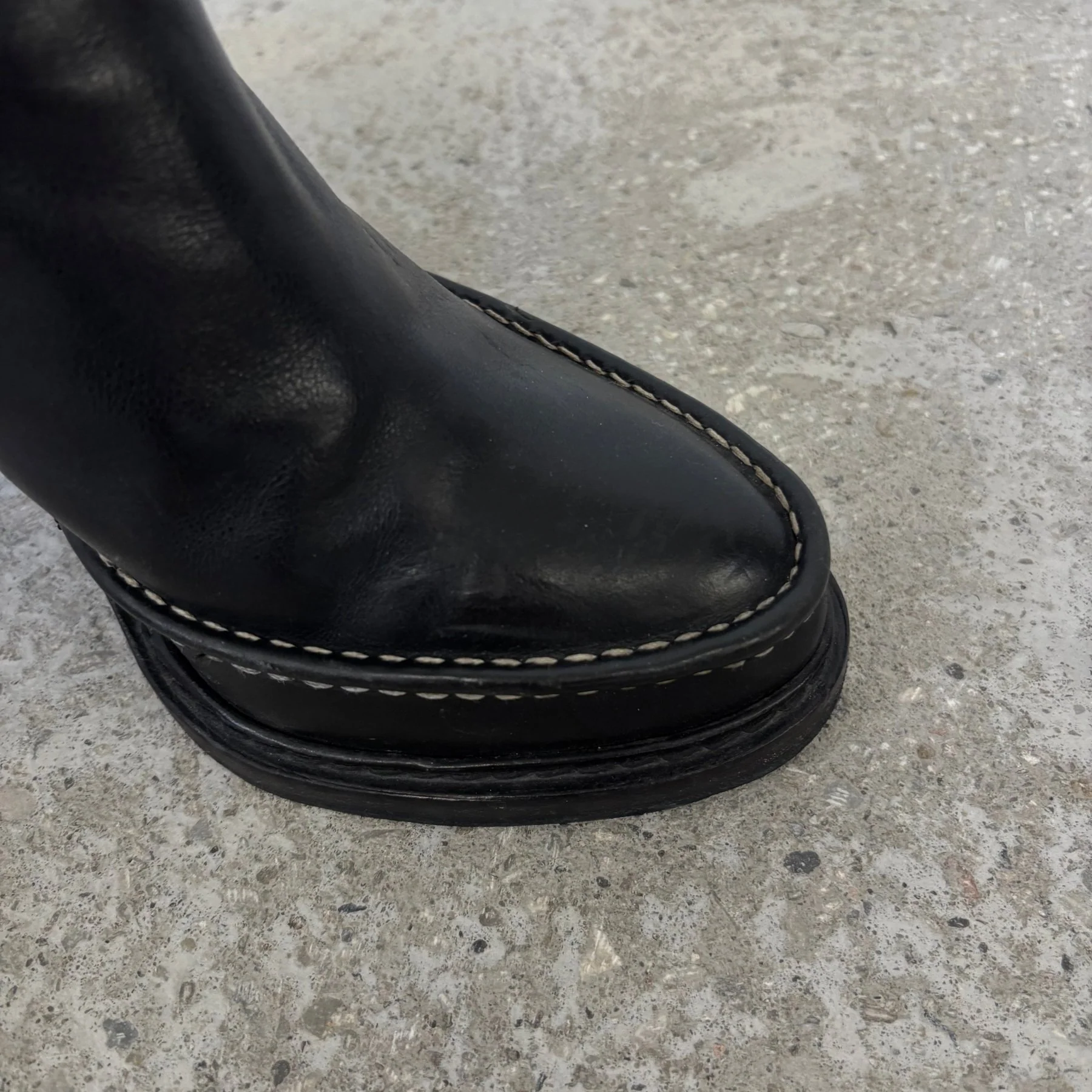 FW10 Ann Demeulemeester Stiletto Wedge Ankle Boots - Image 7