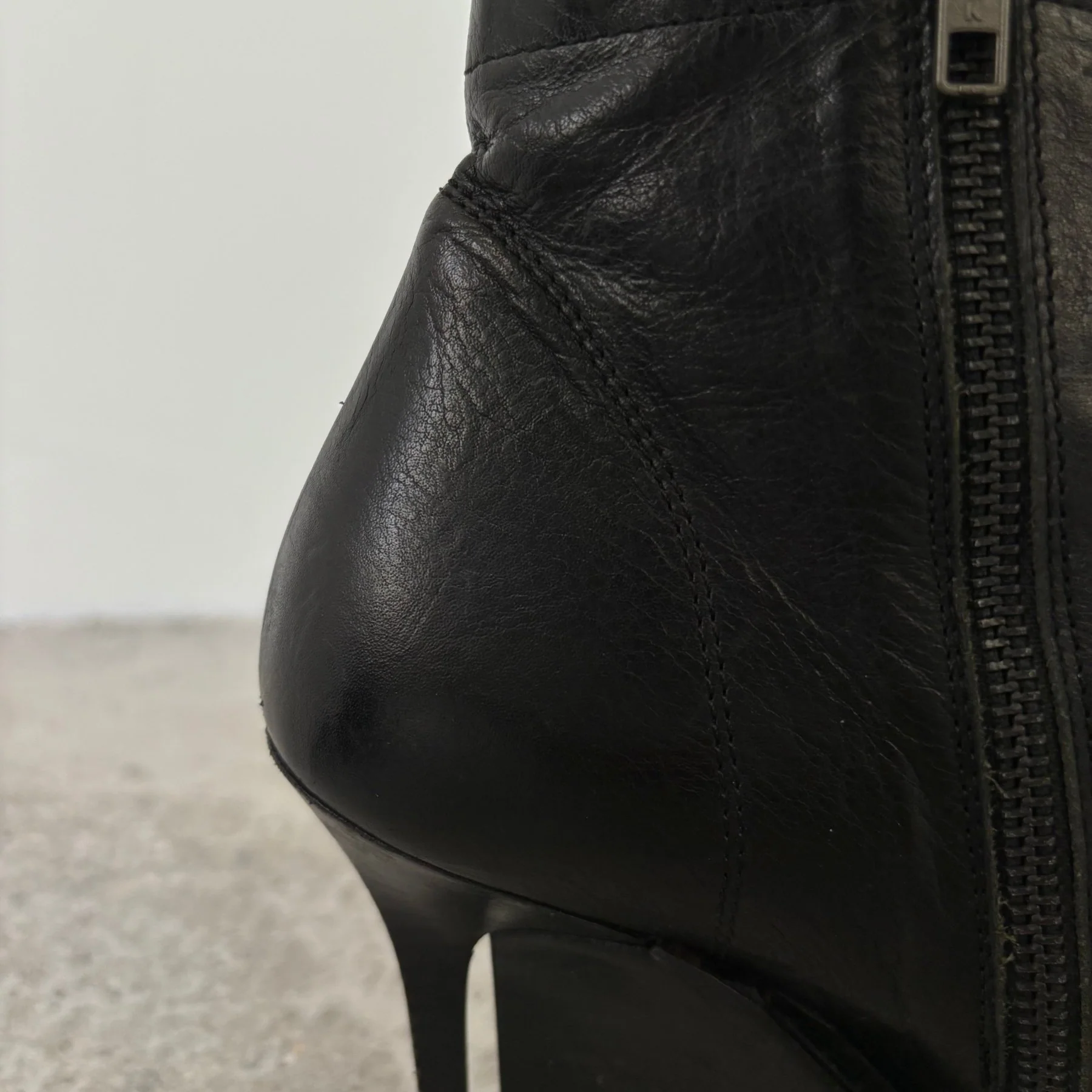 FW10 Ann Demeulemeester Stiletto Wedge Ankle Boots - Image 8