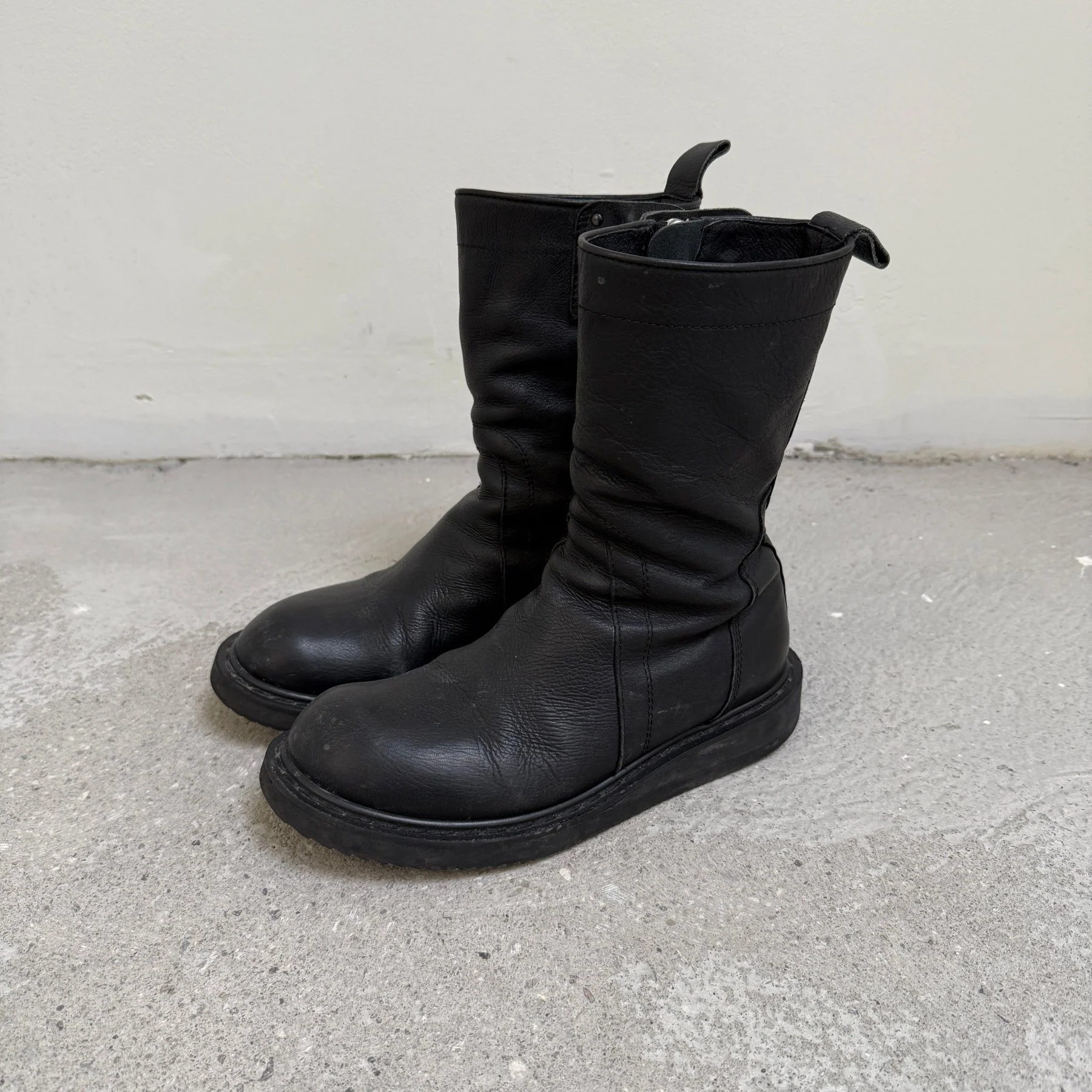 FW10 Rick Owens "GLEAM" Creeper Boots - Image 4