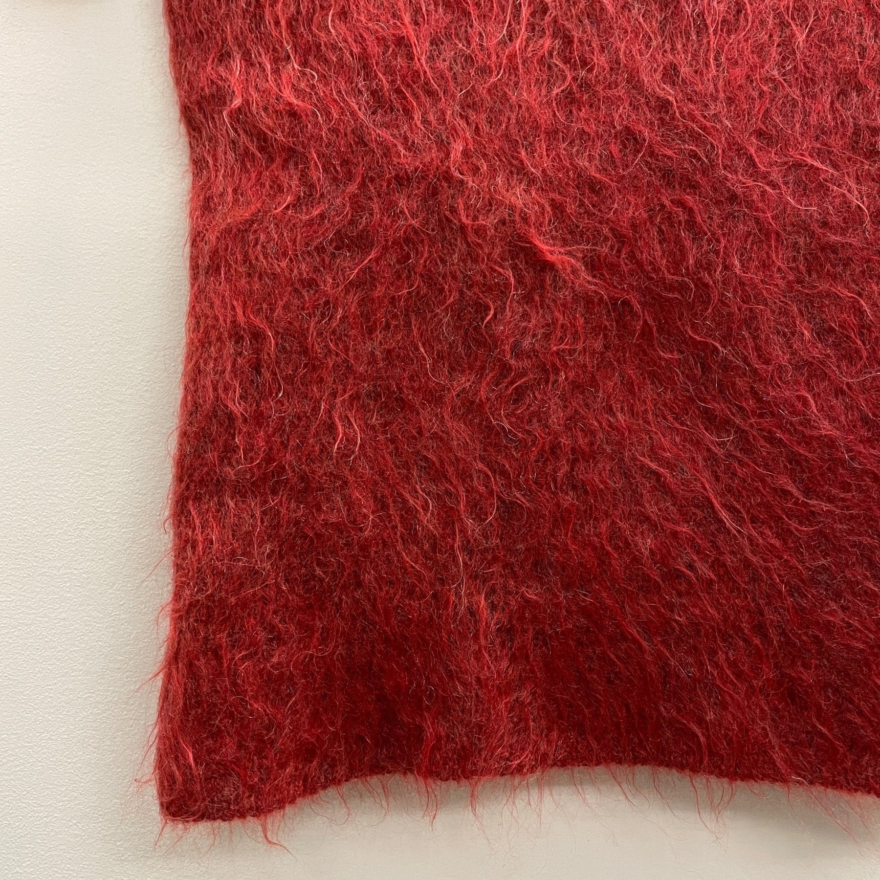 FW11 Balenciaga By Nicholas Ghesquiere Red Mohair Top - Image 5
