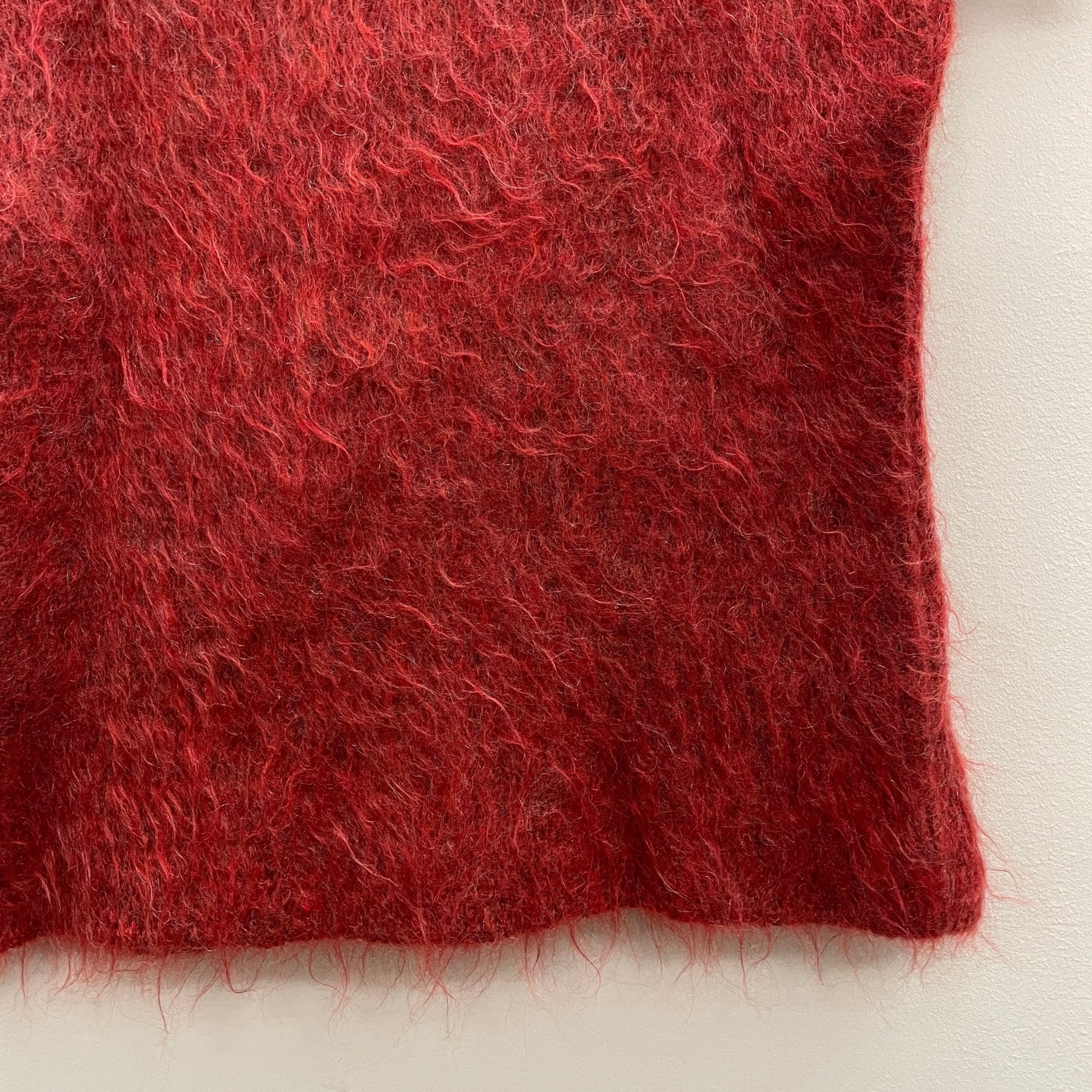 FW11 Balenciaga By Nicholas Ghesquiere Red Mohair Top - Image 9