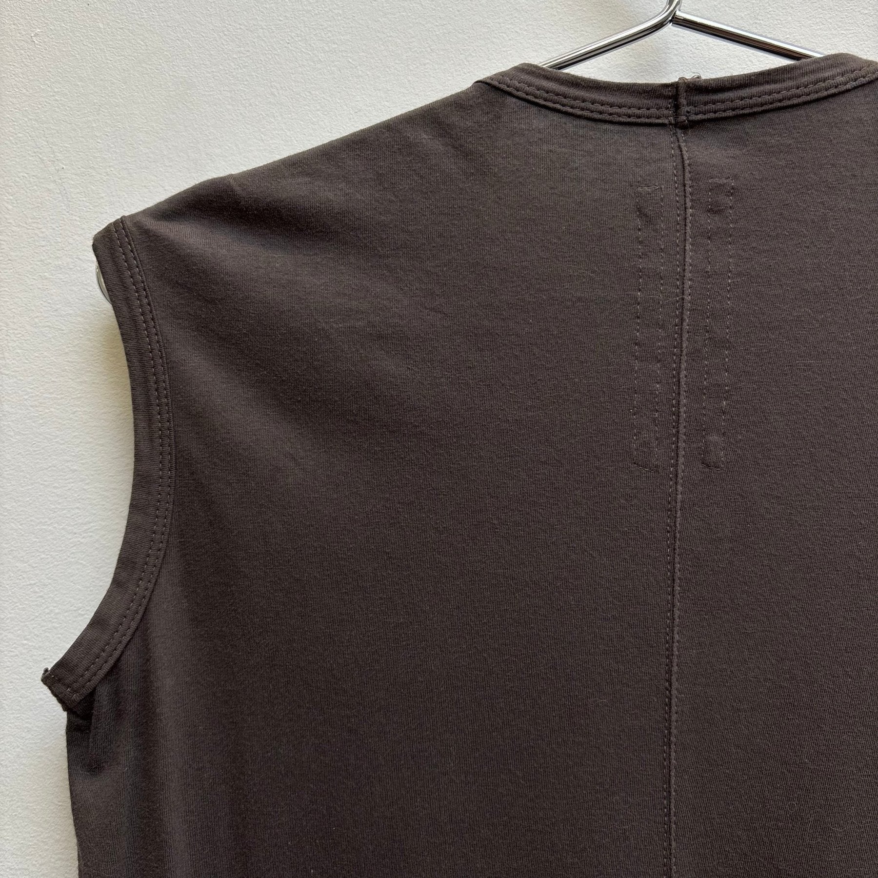 FW11 RICK OWENS “LIMO” LEATHER PATCH DRESS - Image 12