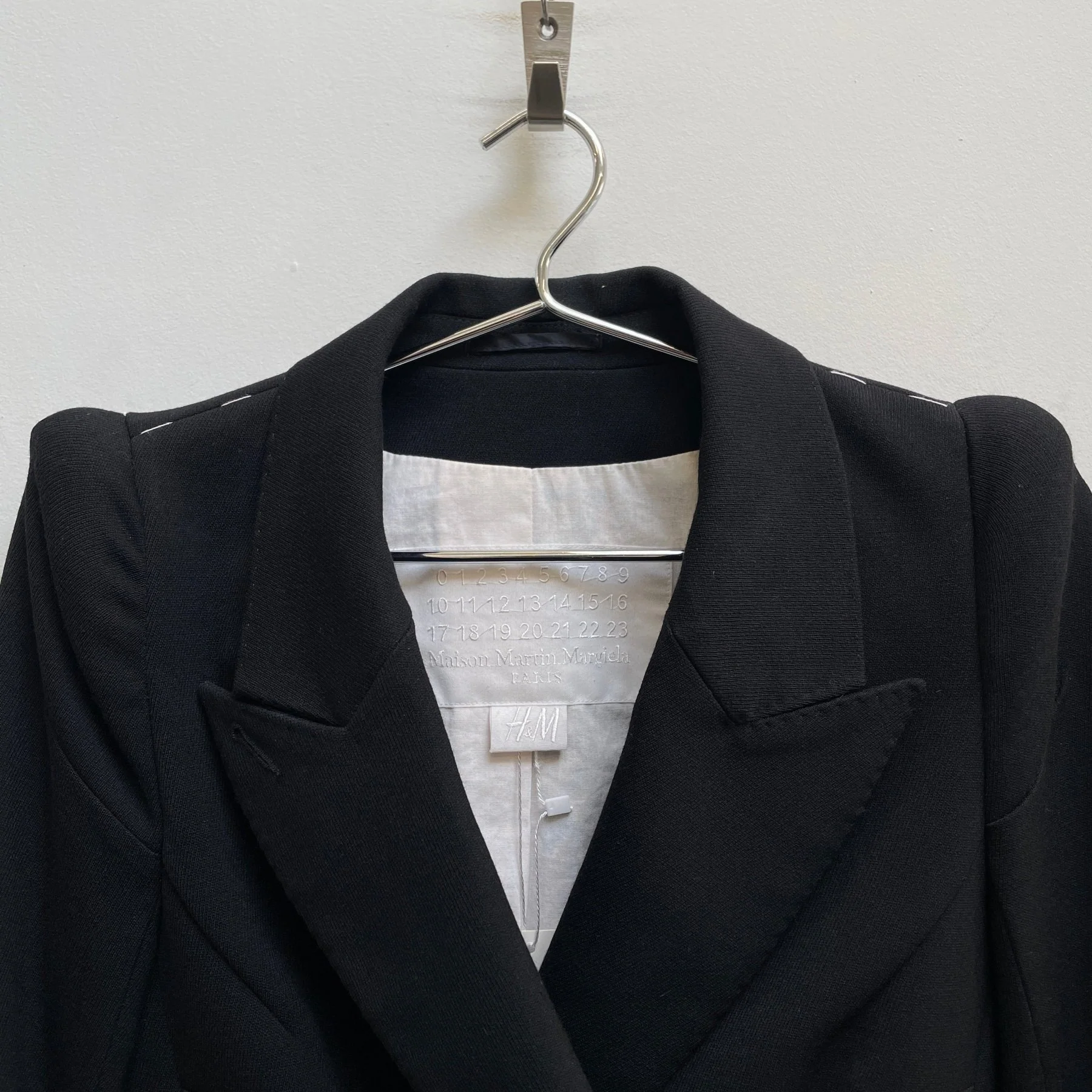 FW12 Maison Margiela X H&M Cigarette Double Breasted Blazer - Image 4