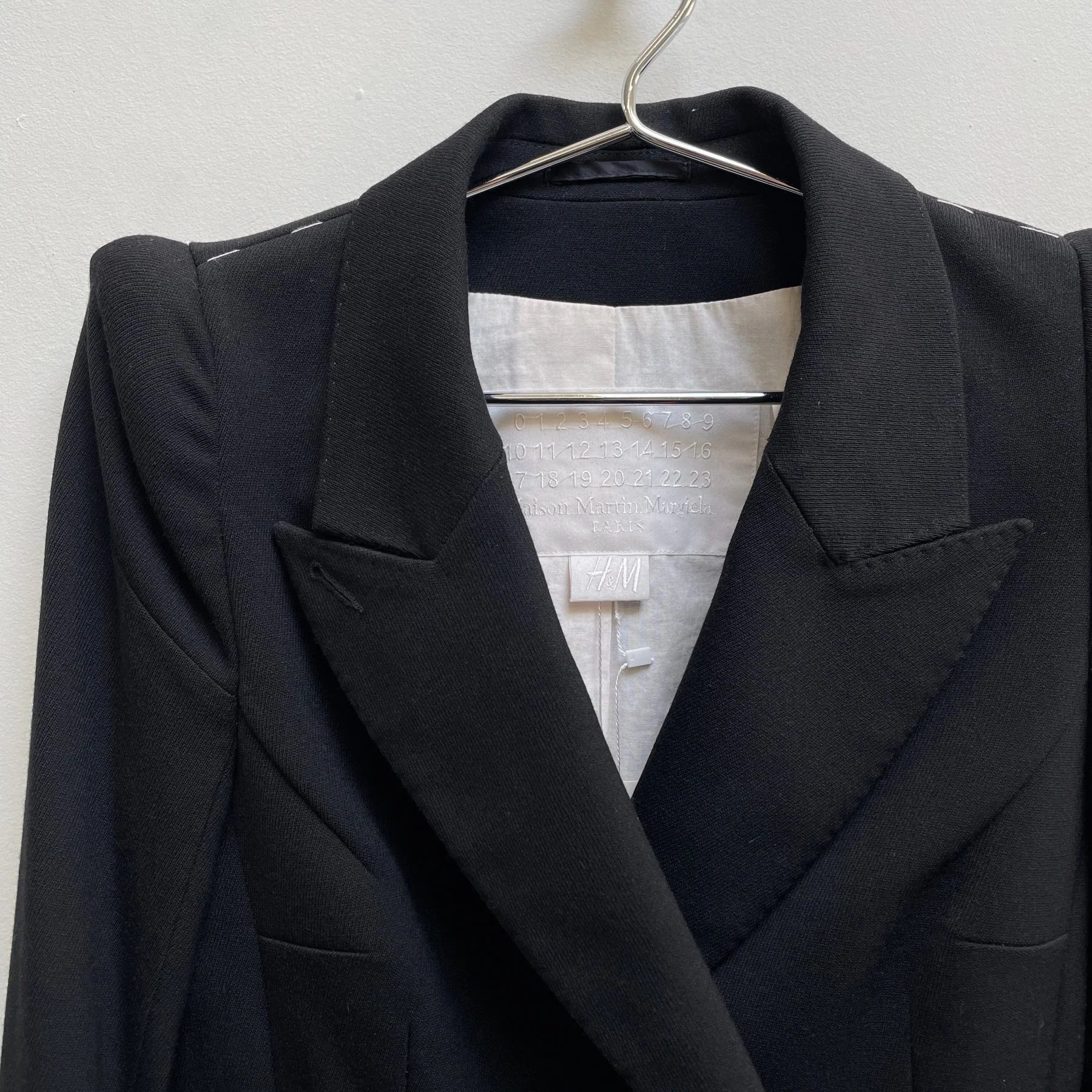 FW12 Maison Margiela X H&M Cigarette Double Breasted Blazer - Image 7