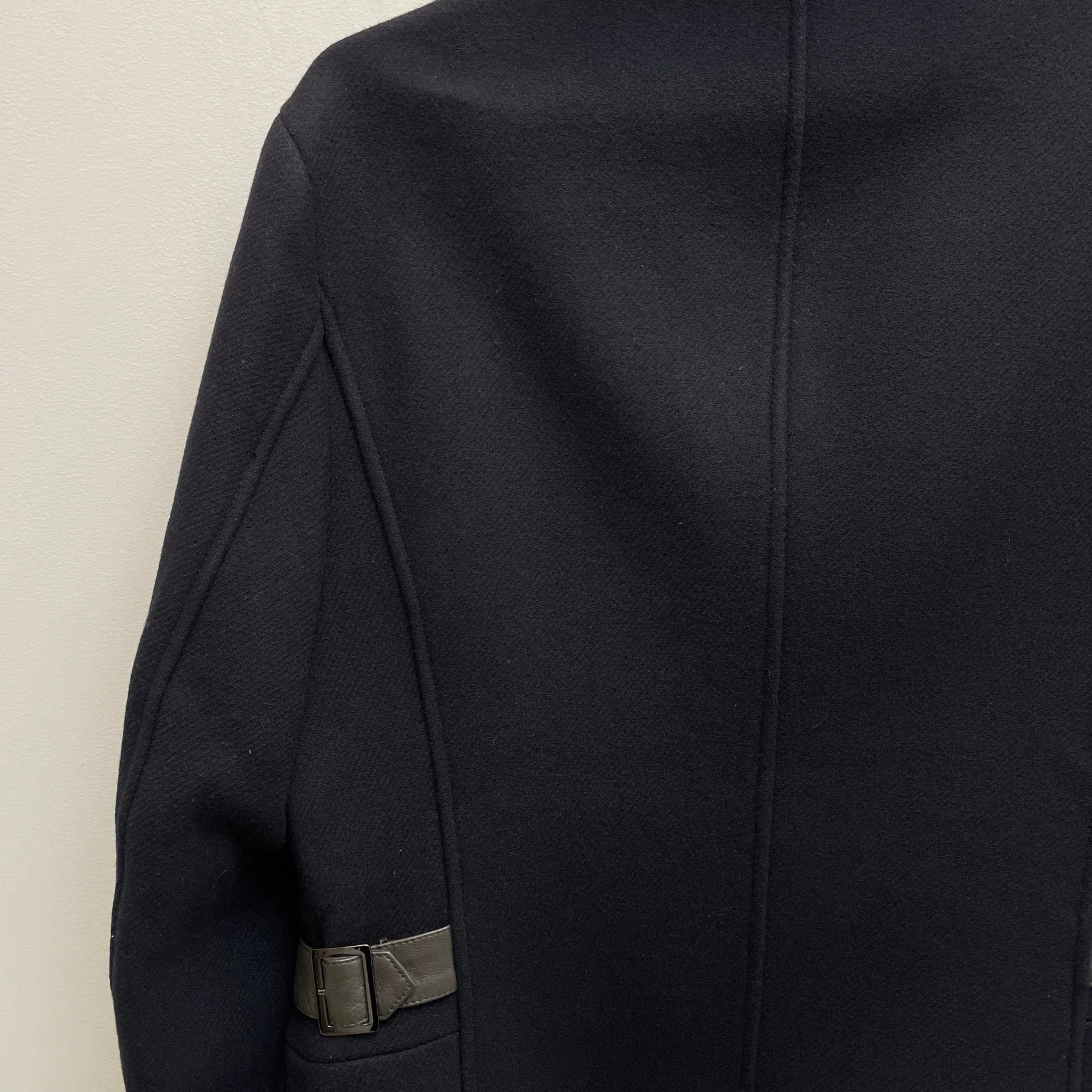 FW13 Dsquared2 Wool-Leather Hybrid Napoleon Jacket - Image 8