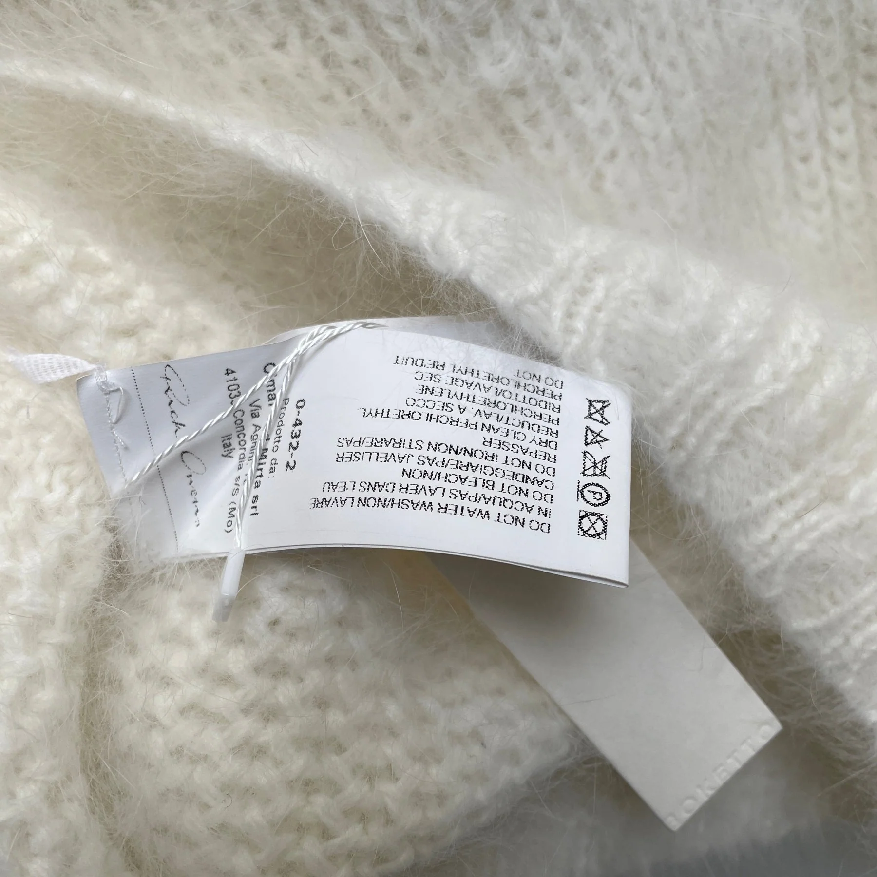 FW13 Rick Owens “PLINTH” Leather Sleeve Alpaca Sweater - Image 10