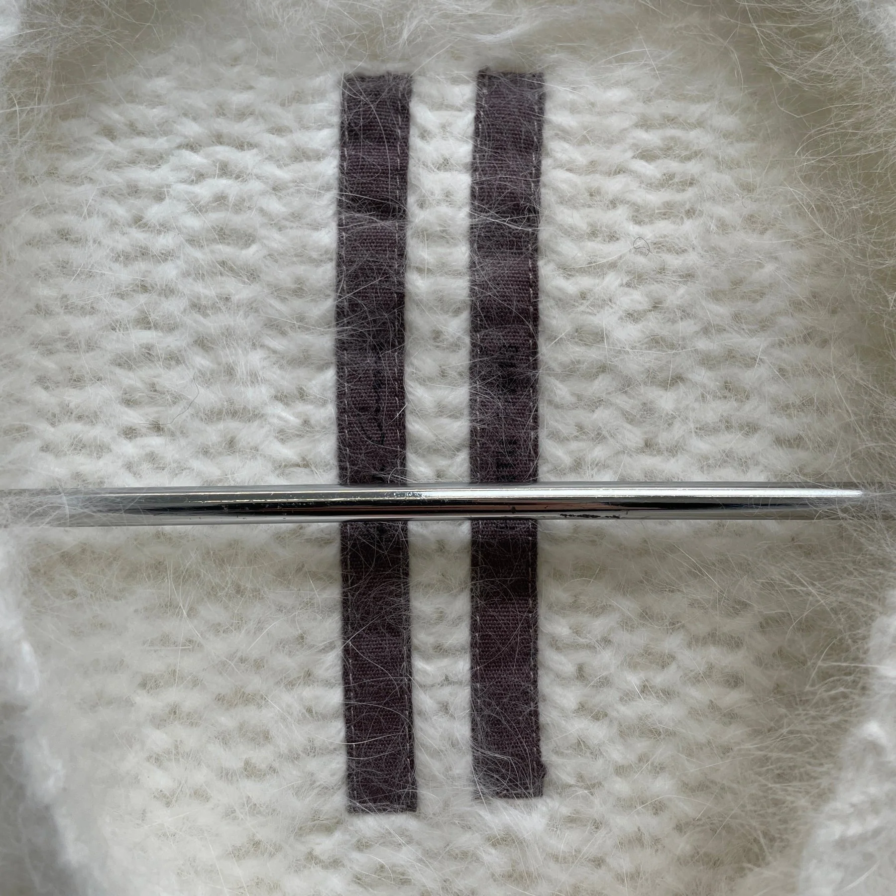 FW13 Rick Owens “PLINTH” Leather Sleeve Alpaca Sweater - Image 9