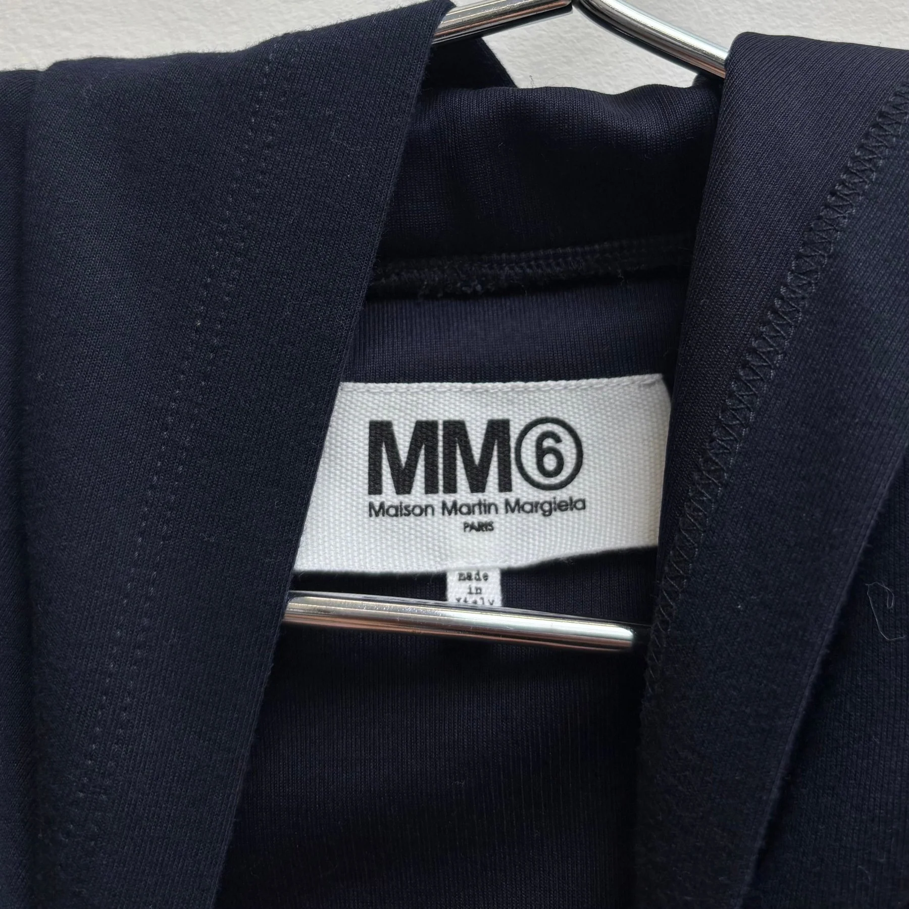 FW14 Maison Margiela MM6 Cropped Hooded Sweater - Image 9
