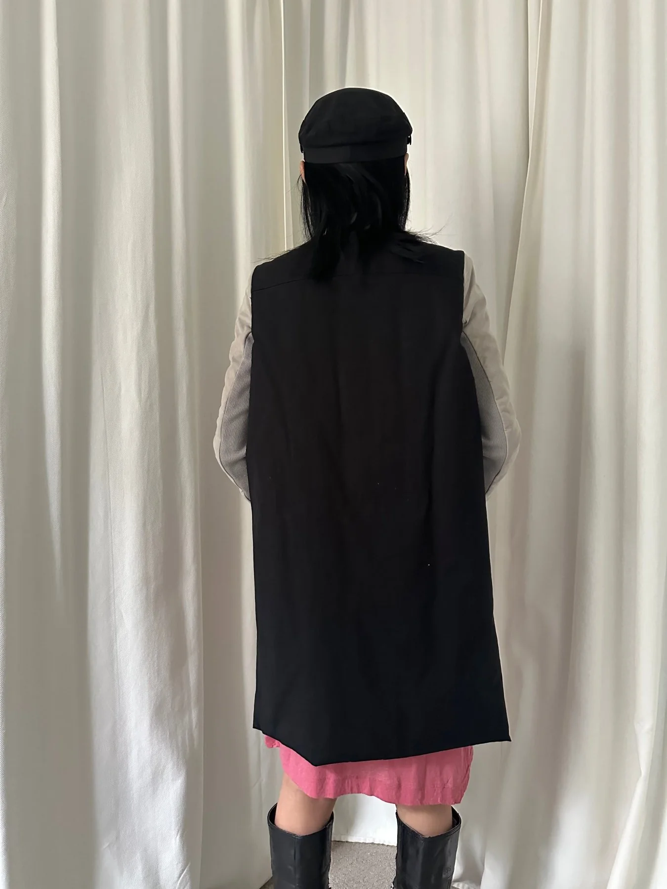 FW14 Rick Owens Split Biker Frilled Jacket - Image 11
